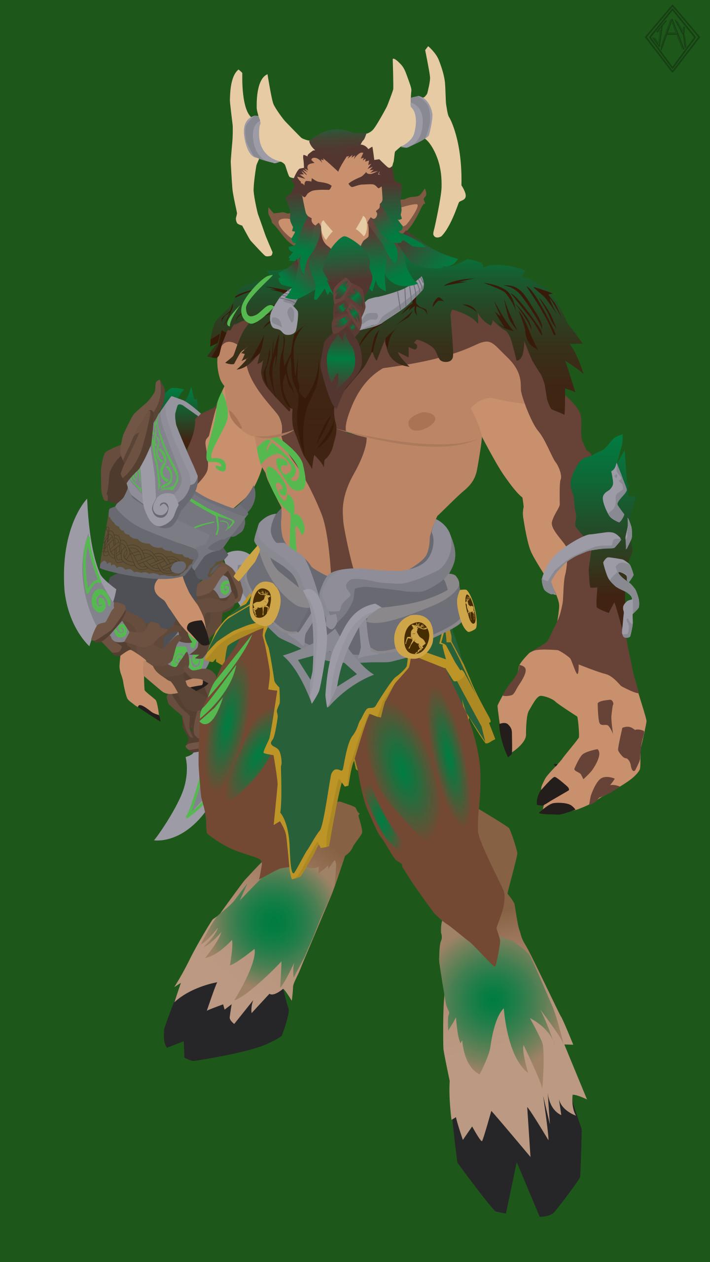 1440x2560 Jay R. Cernunnos Minimalist Wallpaper