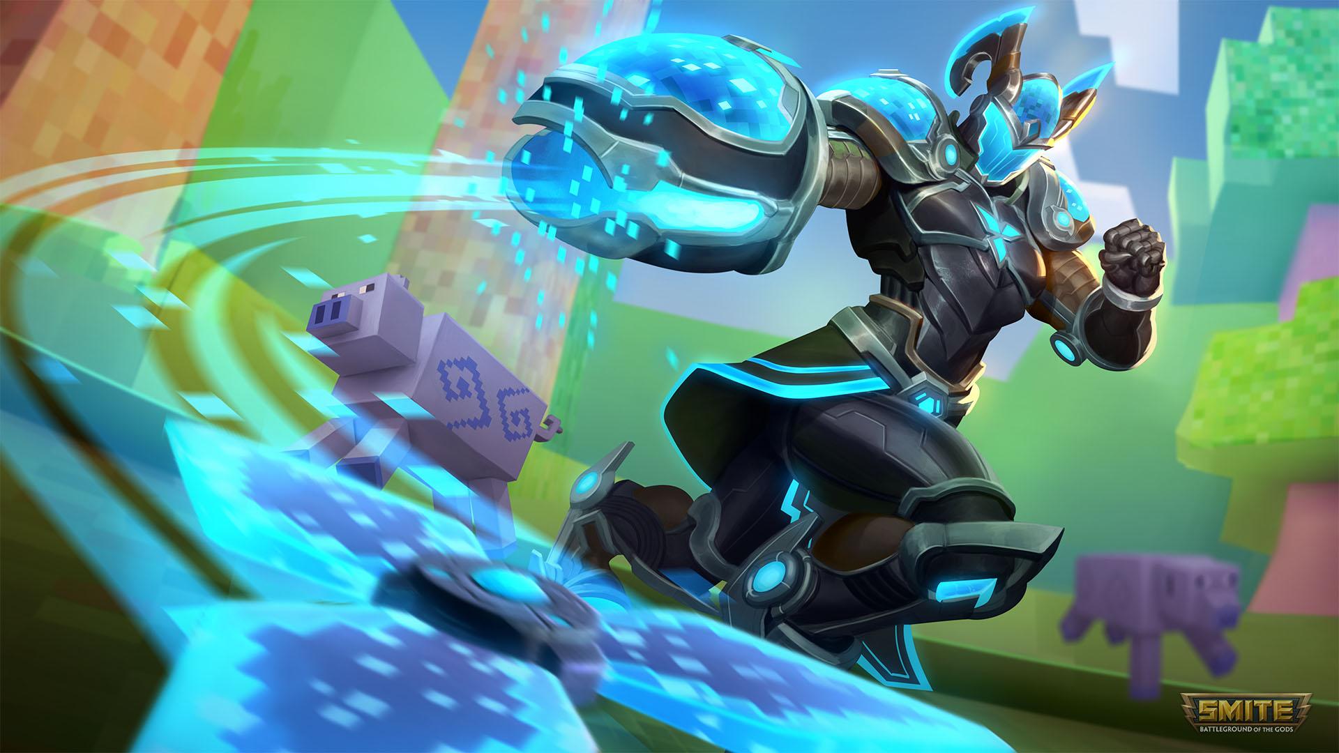 1920x1080 Smite Cernunnos PixelBuster Wallpaper 1920×1080