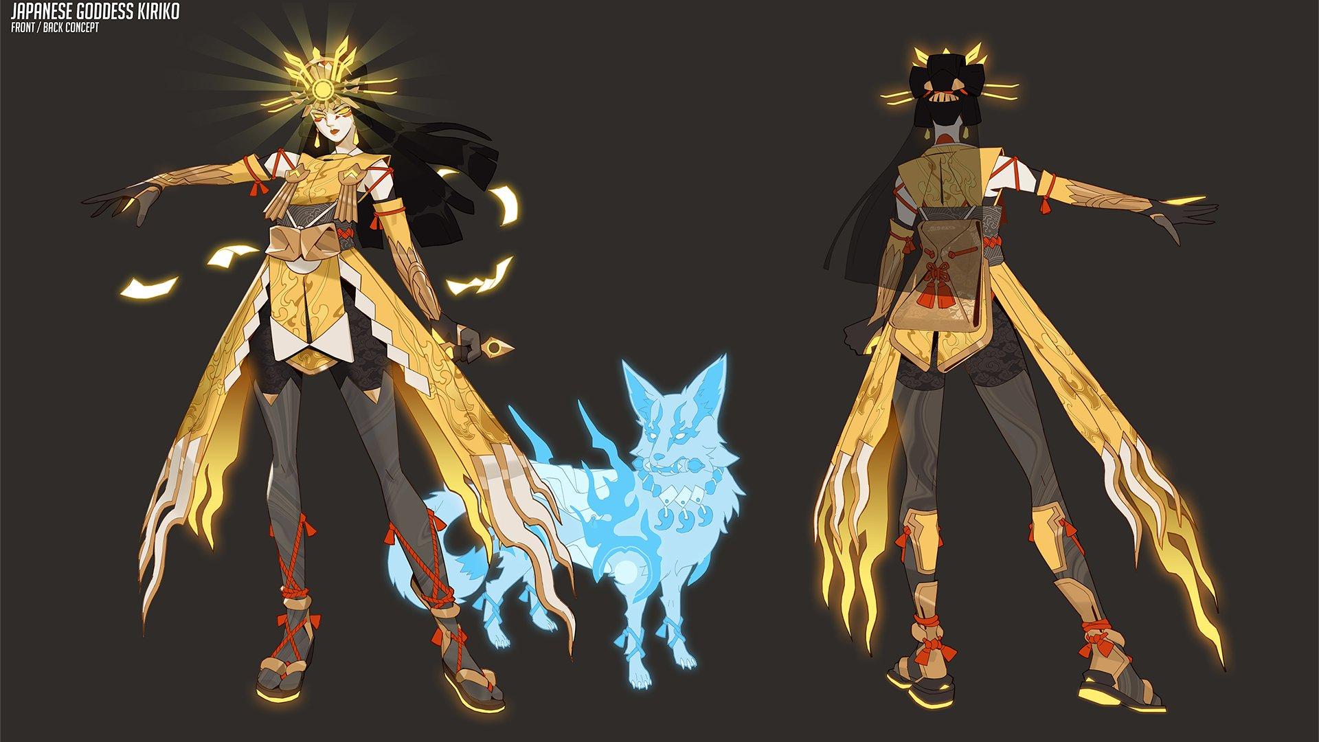 1920x1080 Naeri X 나에리 2 Season 3 New Mythic Amaterasu Kiriko Concept Art