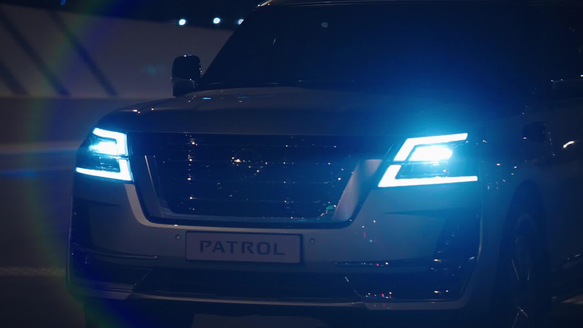 1920x1080 B ROLL Nissan New Patrol (City Night)