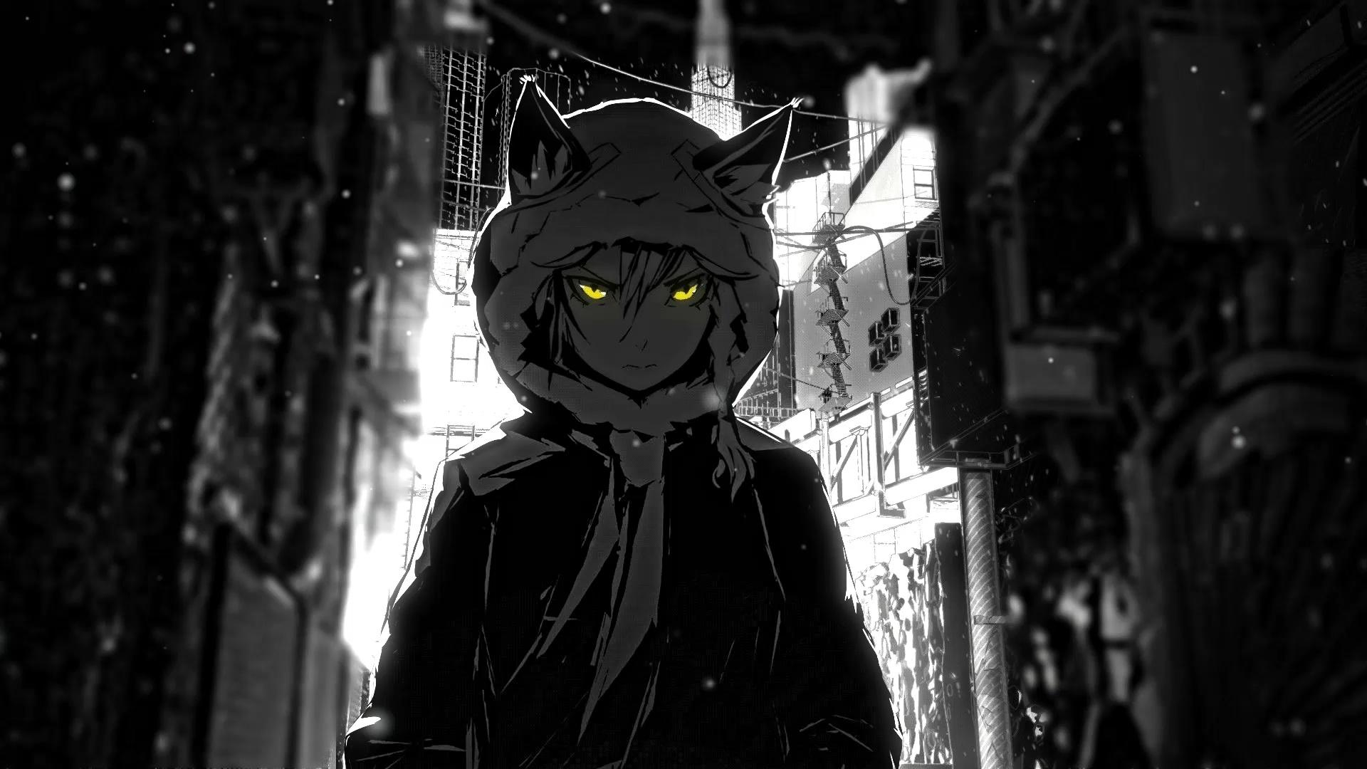 1920x1080 Hoodie Anime Boy In The Snow Live Wallpaper