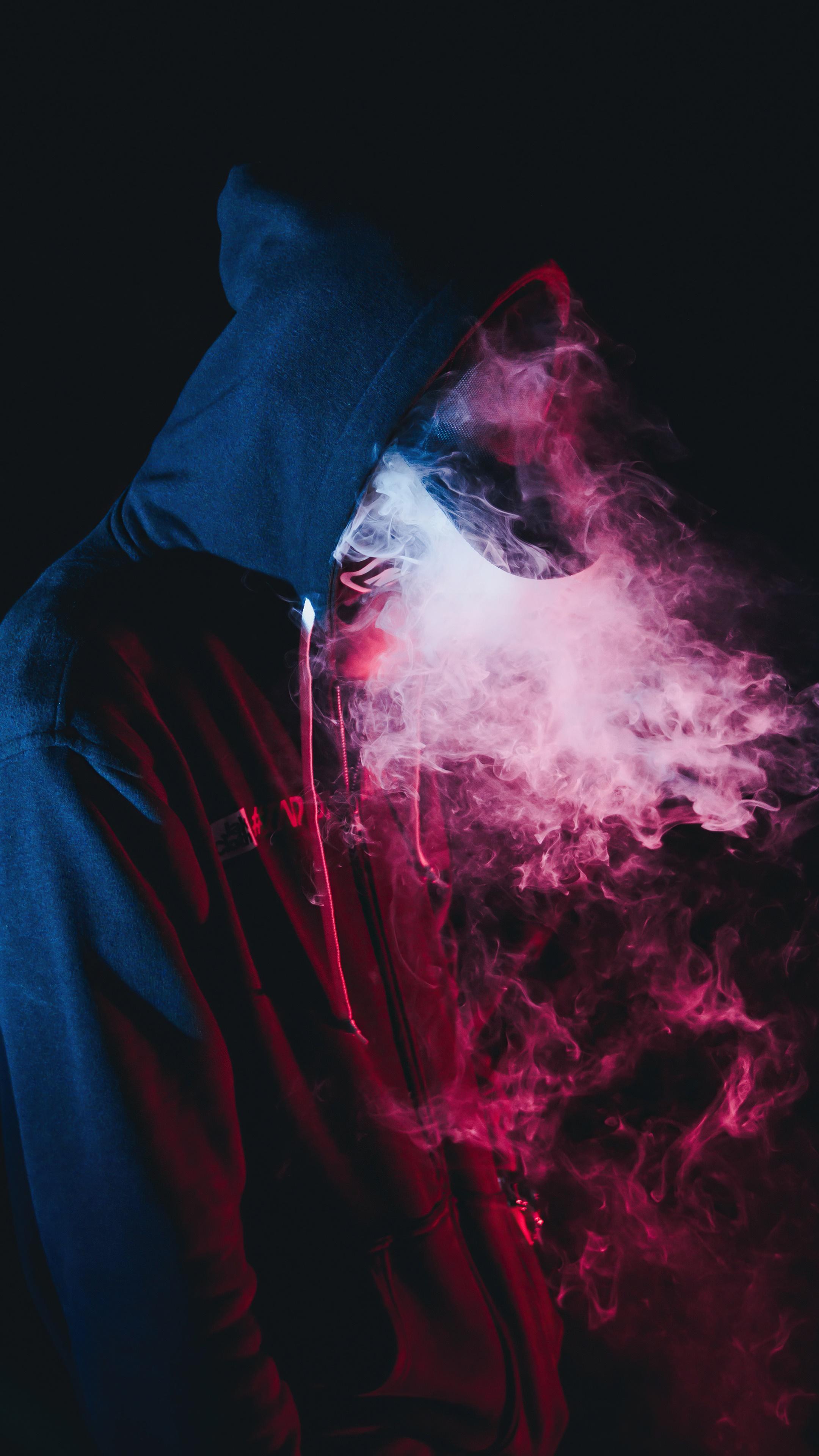 2160x3840 hoodie, smoke, artist, artwork, digital art, hd, 4k Gallery HD Wallpaper