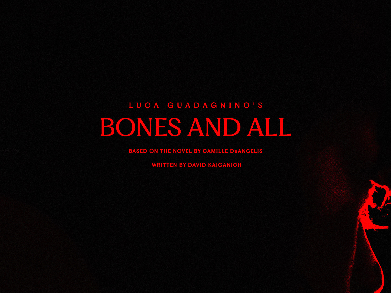 1600x1200 Luca Guadagnino's 'Bones and All' by Agustin R. Michel on Dribbble