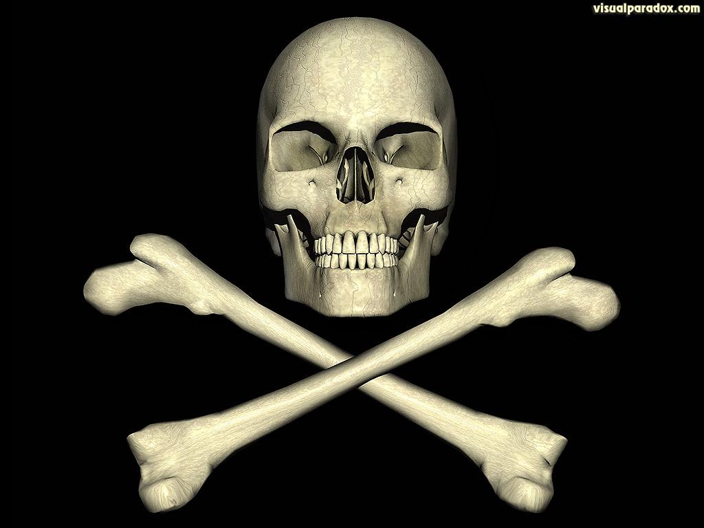 1024x768 Skull And Crossbones Wallpaper