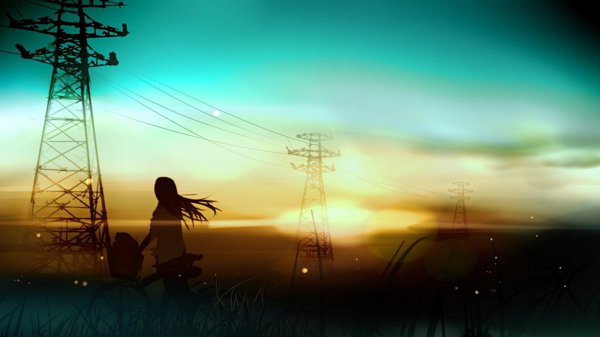 1920x1080 anime nature sky wallpaper and background