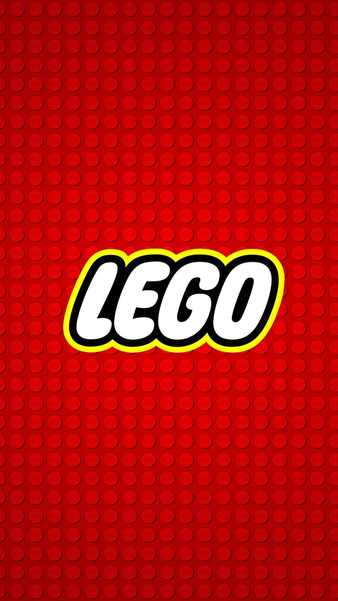 1080x1920 Lego Logo Brand Toys Red HD Wallpaper