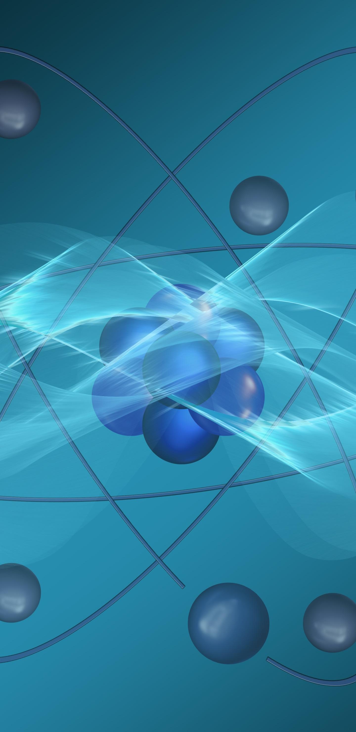 1440x2960 Wallpaper / Technology Physics and Chemistry Phone Wallpaper, Atom, Physics, Particle, 1440x2960 free download