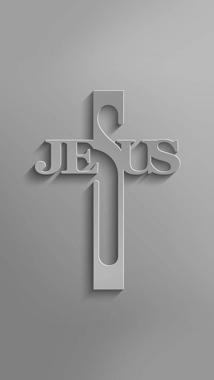 720x1280 Download Stylised Cross Jesus Phone Wallpaper