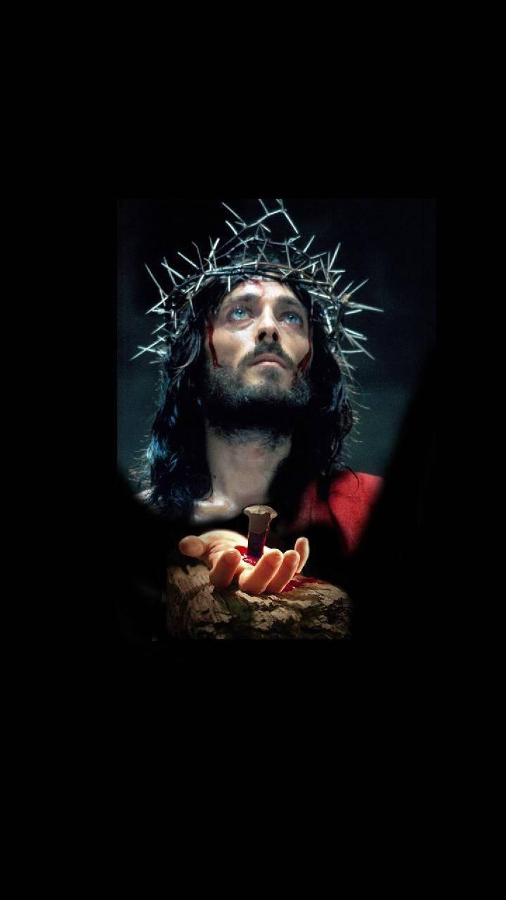 720x1280 Download Christ With Nailed Hand Jesus Phone Wallpaper