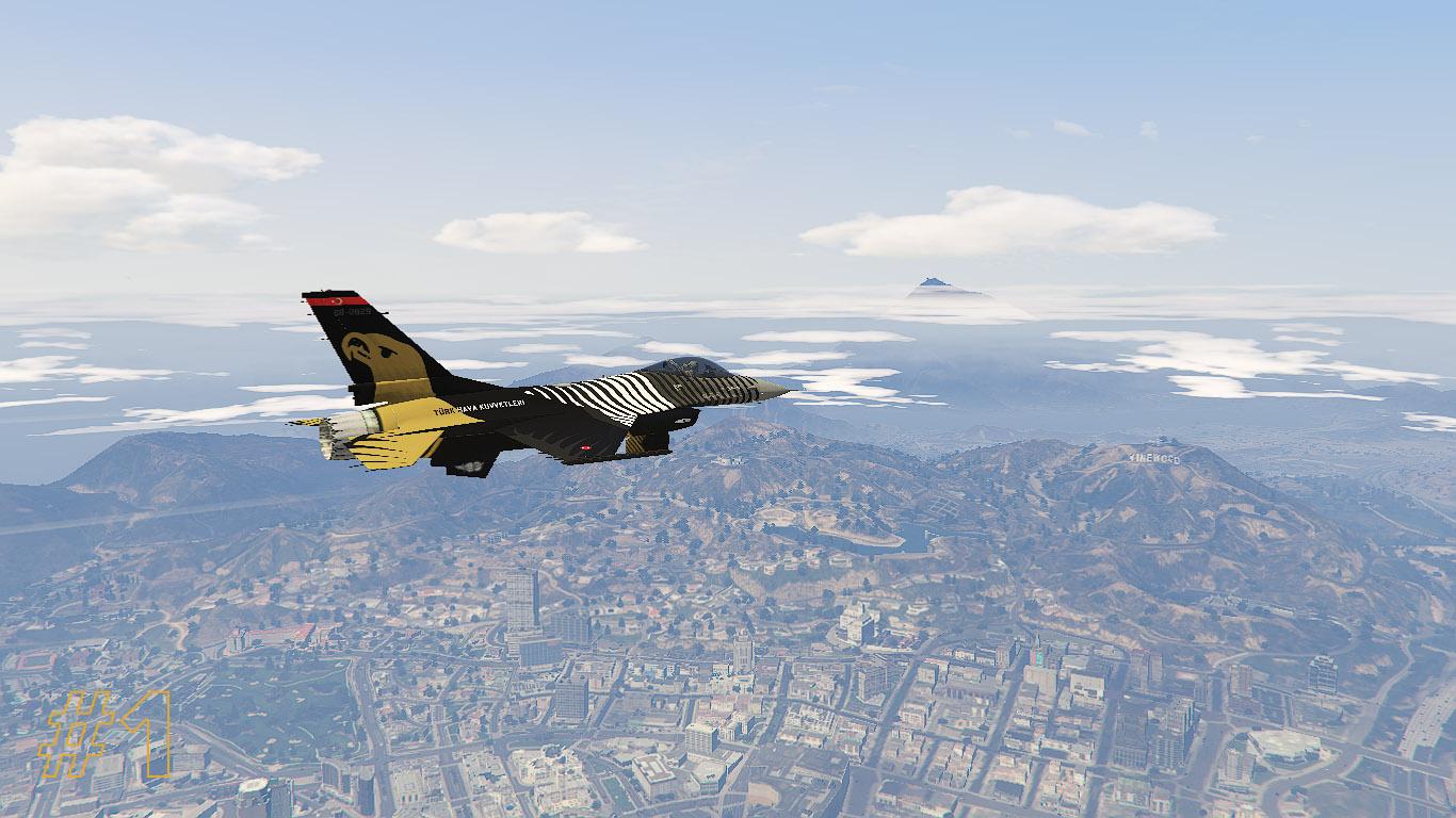 1366x768 Turkish Air Force F 16C Solotürk Livery