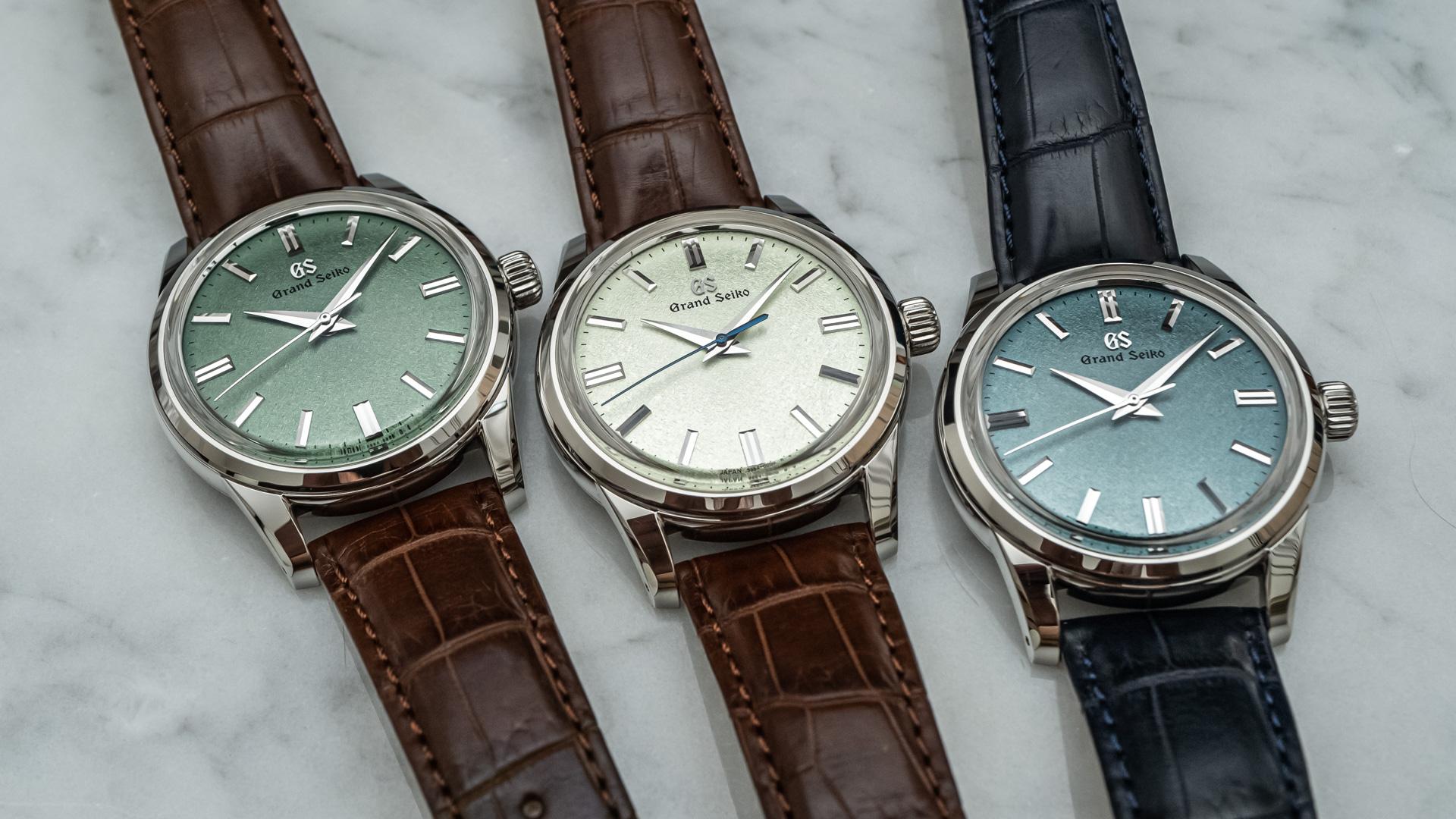 1920x1080 Hands On Debut: Grand Seiko Elegance Collection Green Dial Trio USA Exclusive Watches