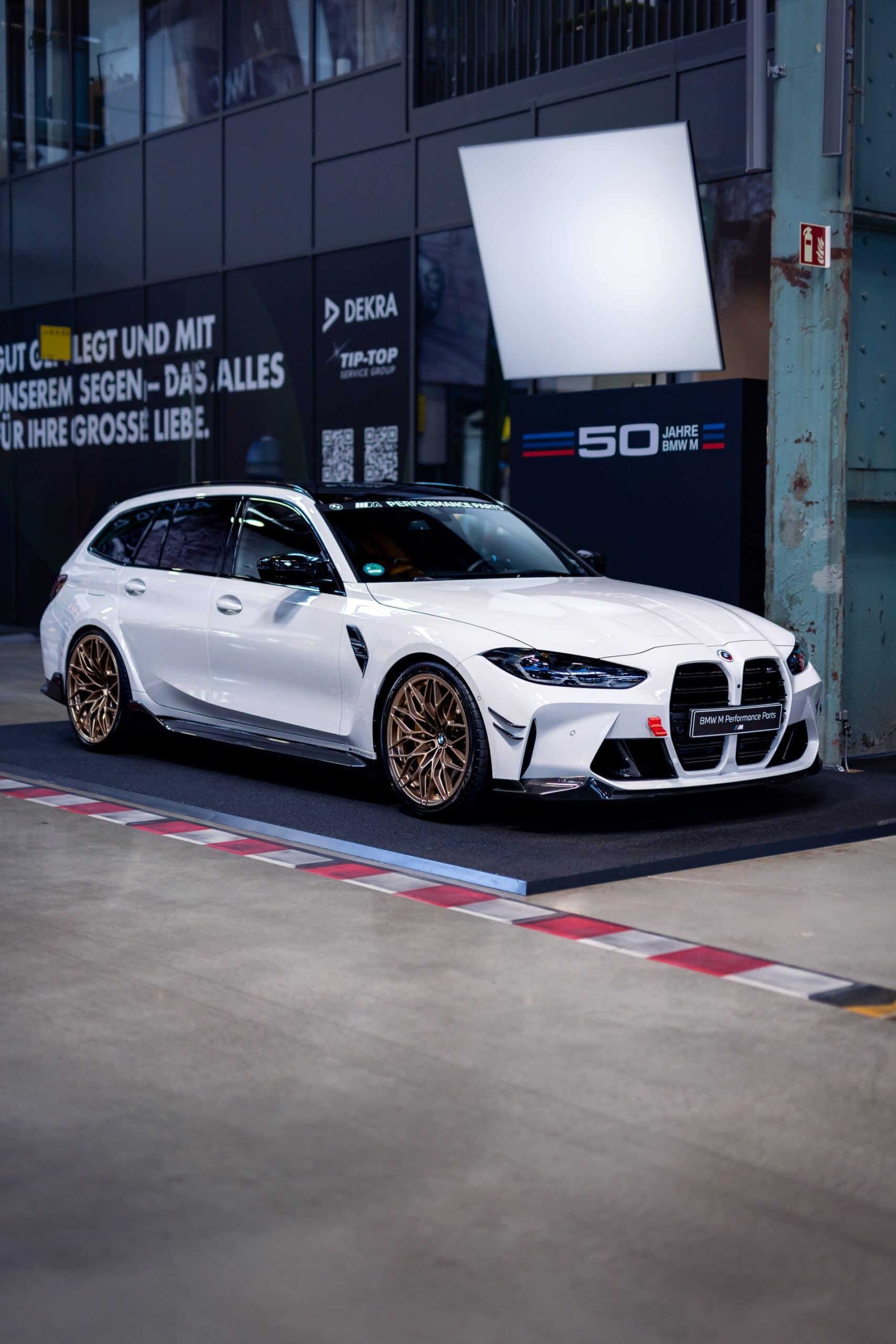1707x2560 BMW M3 Touring Alpine White M Performance Parts Dream Car