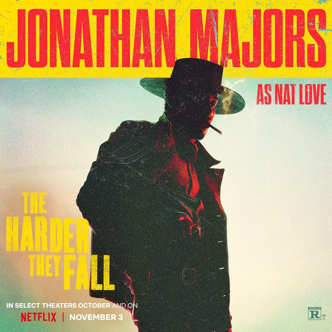 1080x1080 Netflix Tudum Jeymes Samuel's assured, righteously new school western THE HARDER THEY FALL, outlaw Nat Love discovers that his enemy Rufus Buck is being released from prison. Nat and