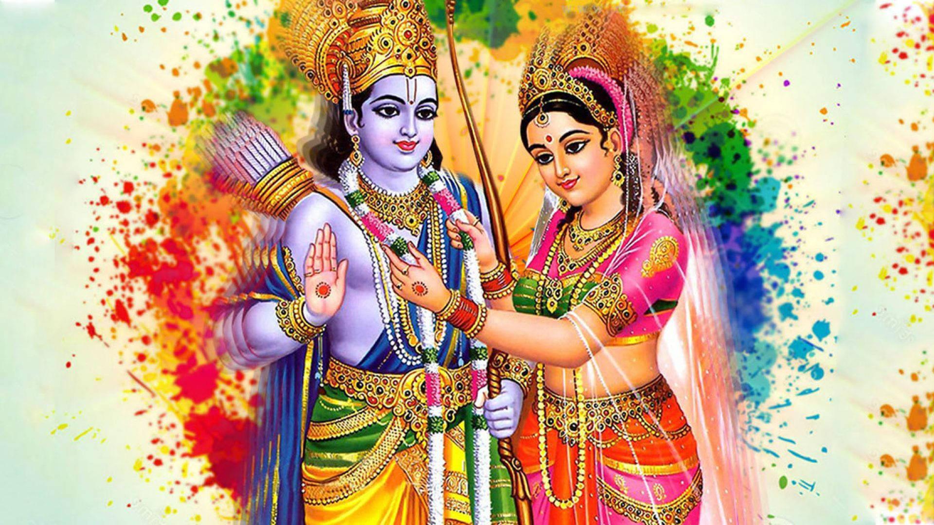 1920x1080 Ram Sita Wallpaper