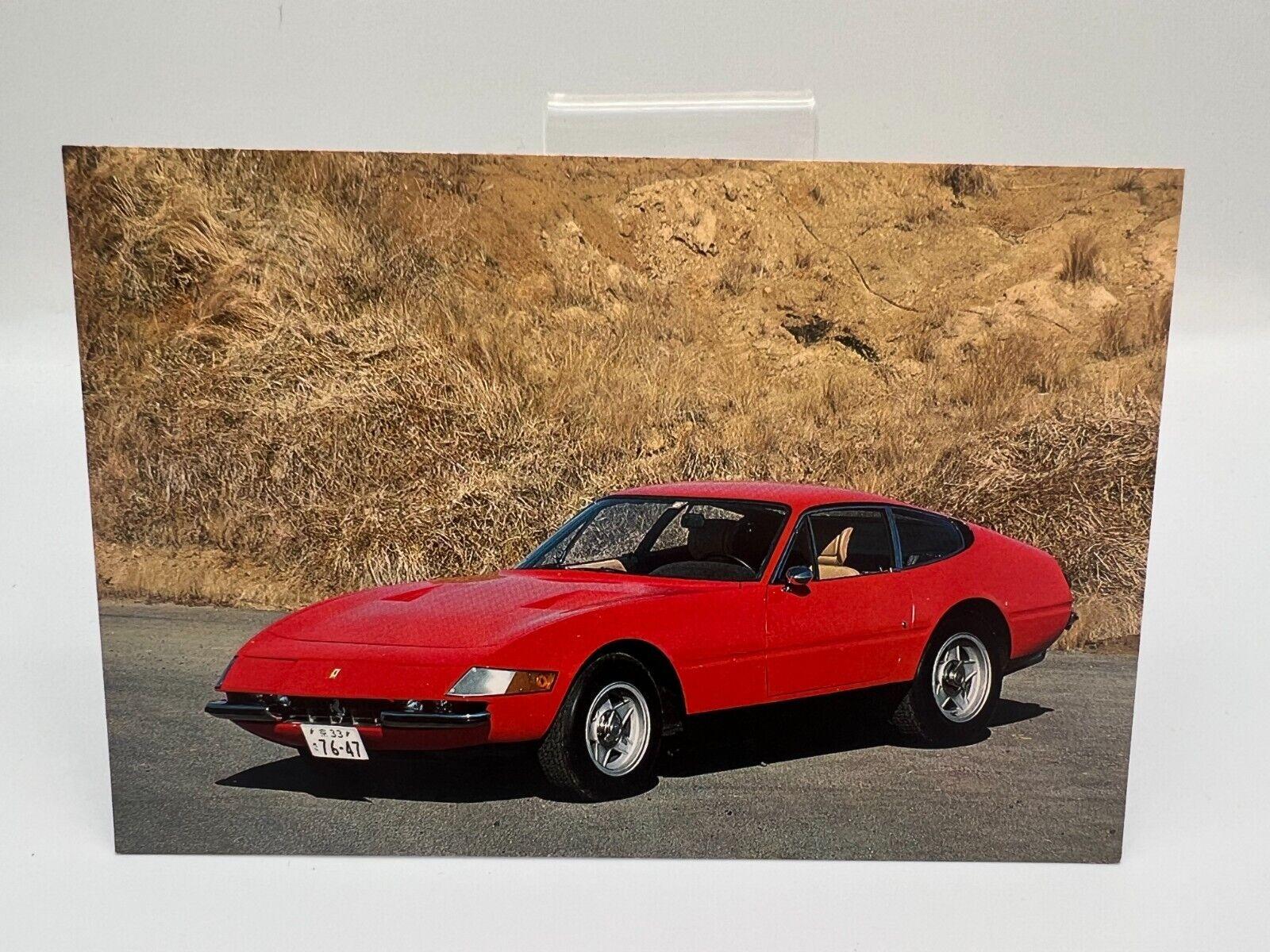 1600x1200 FERRARI DAYTONA Super Car Card Japanese Vintage Rare F S