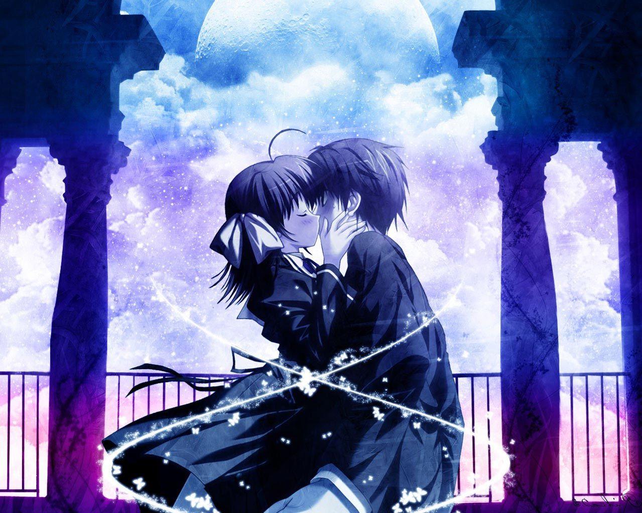 Anime Couple Kiss Wallpapers - Top Free Anime Couple Kiss ...