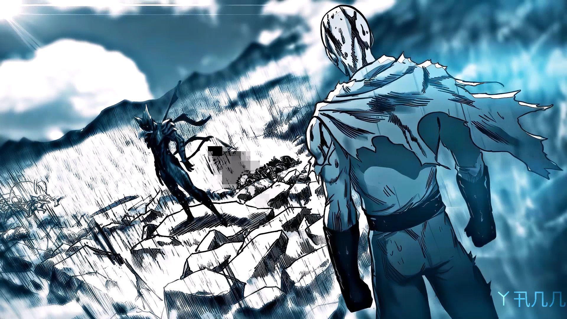 Garou vs Saitama One Punch Man Wallpaper