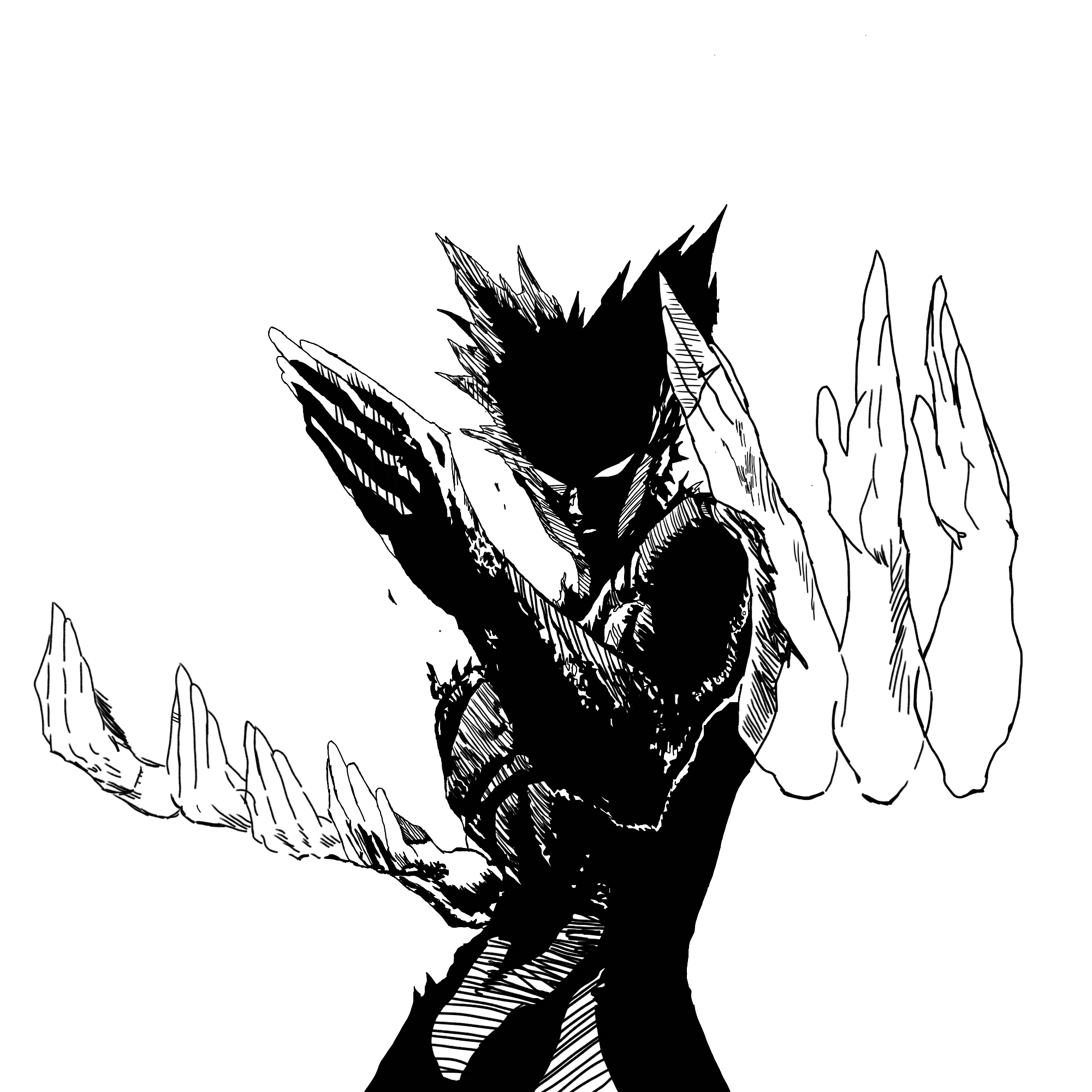 2000x2000 Great garou wallpaper made