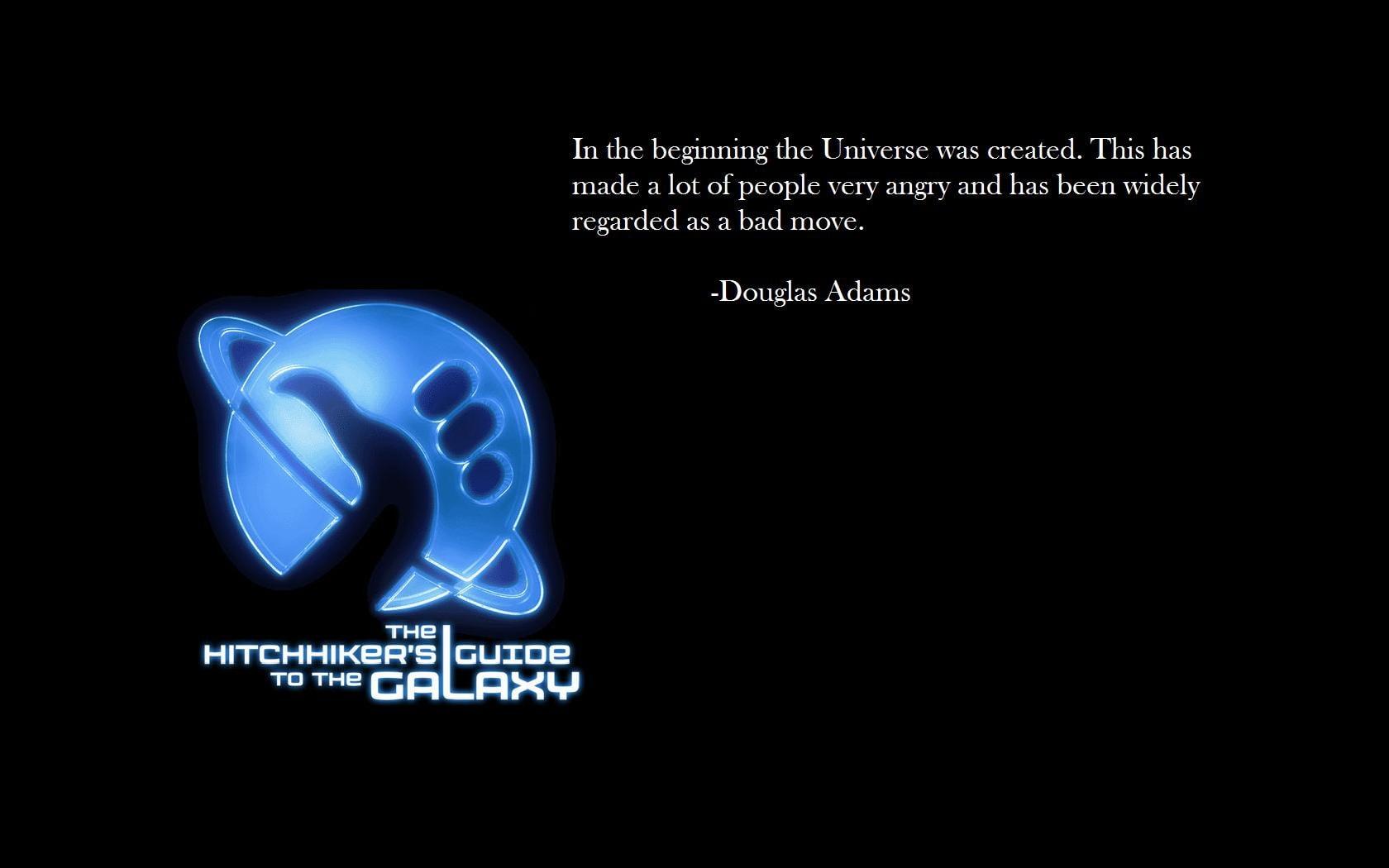1680x1050 Wallpaper / douglas, 720P, adams, The Hitchhikers Guide To The Galaxy, space, galaxies, guide, galaxy, Douglas Adams, art, hitchhikers, x, HD free download