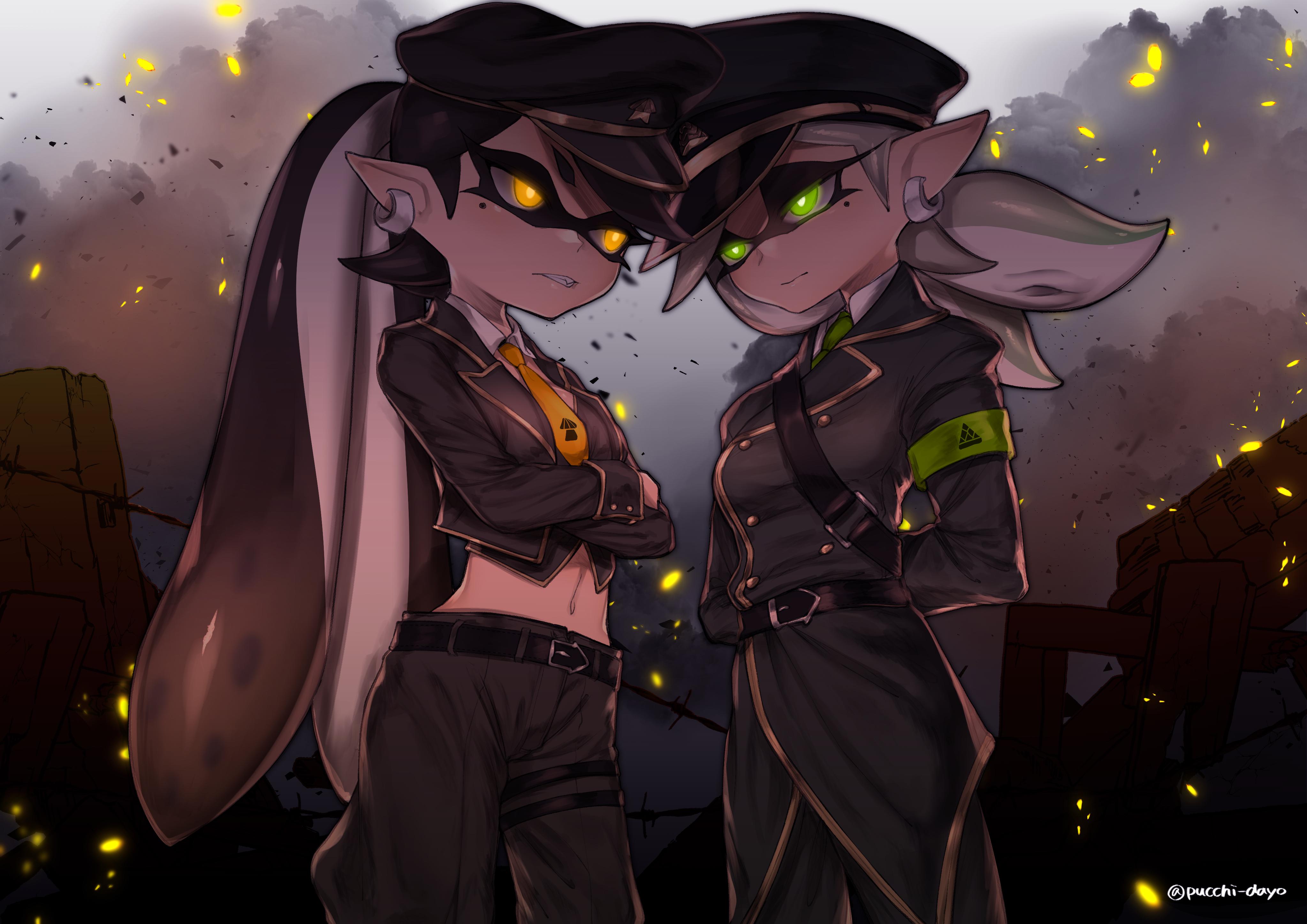 4093x2894 Squid Sisters Anime Image Board