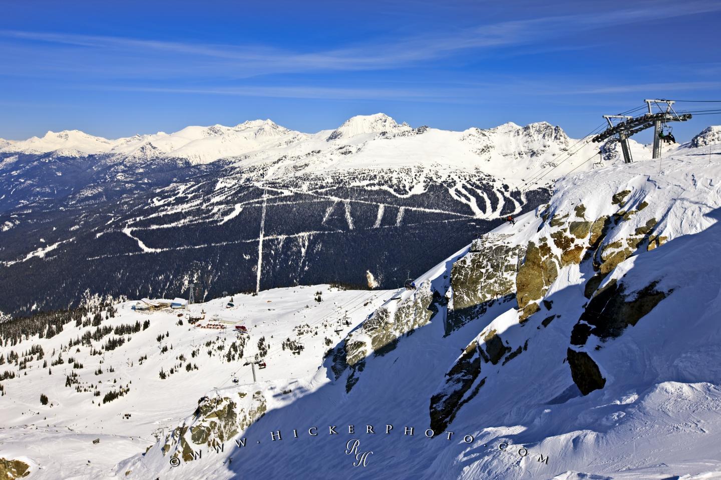 1440x959 Free wallpaper background: Marked Ski Trails Blackcomb Mountain