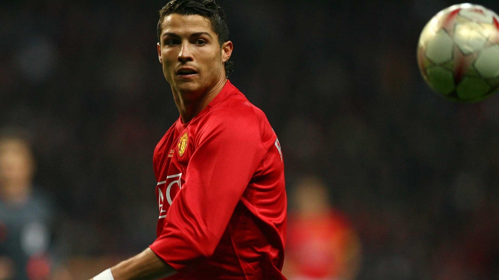 Футболисты 2008. Ronaldo Manchester United 2008 PNG.