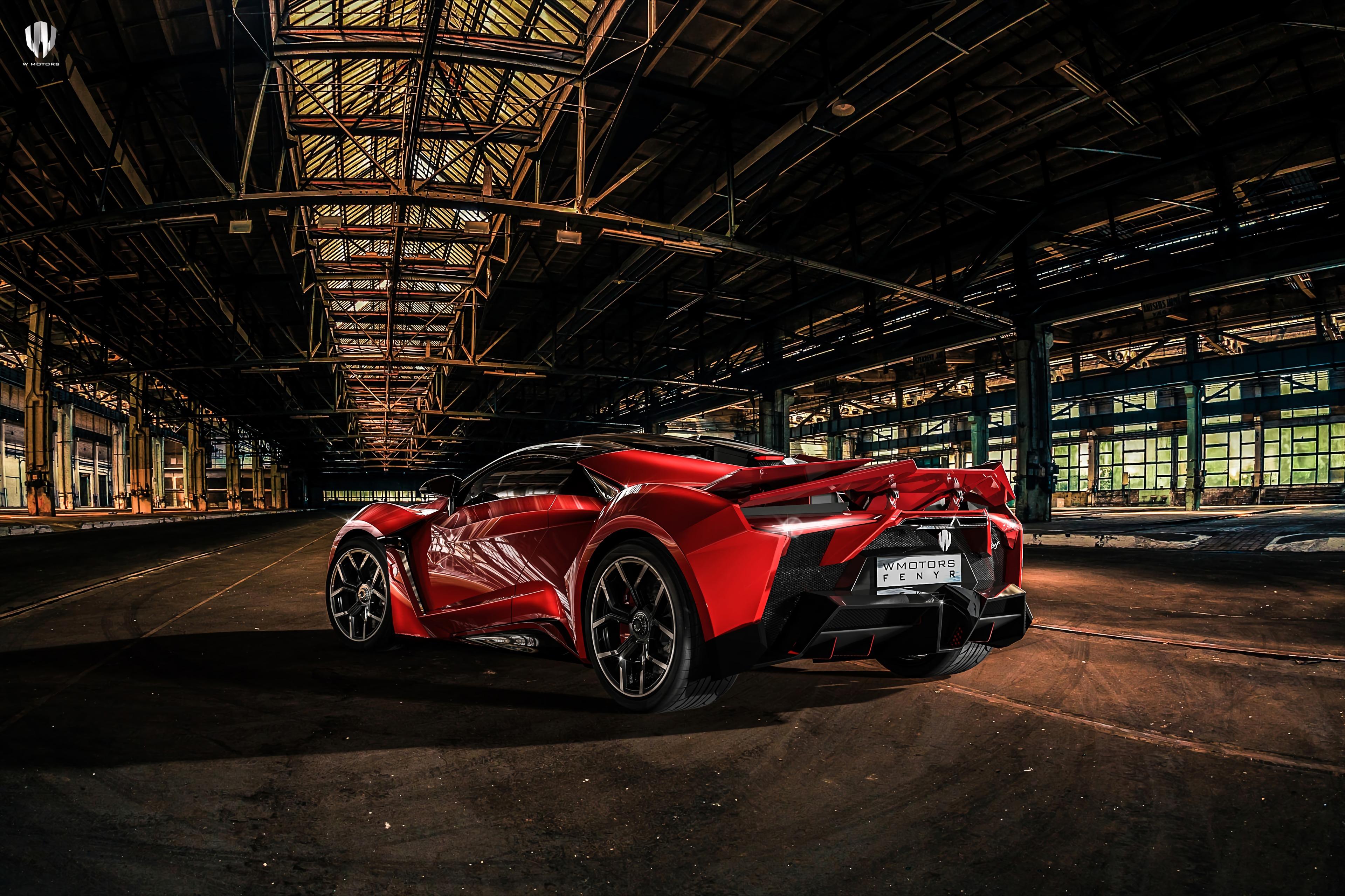 3840x2560 Download wallpaper 3840x2560 auto, sports car, red, aggressive, dark HD background