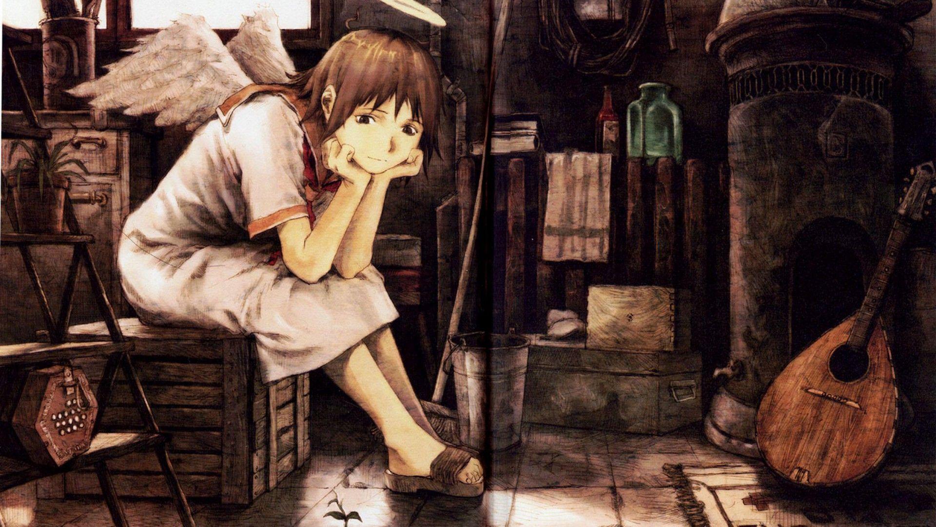 1920x1080 Pin en Haibane Renmei