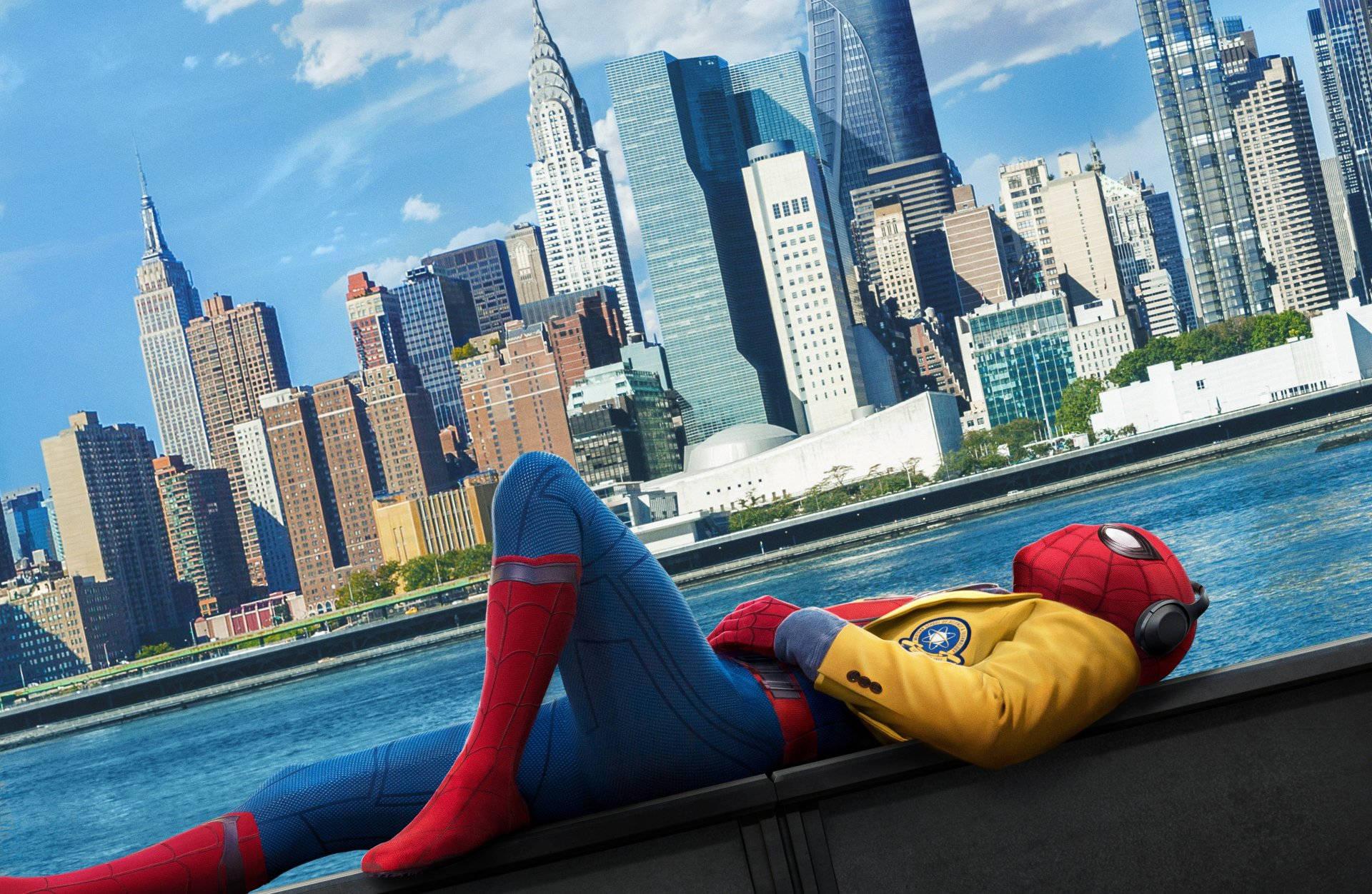1920x1252 Download Spider Man Lying Down 4k Wallpaper