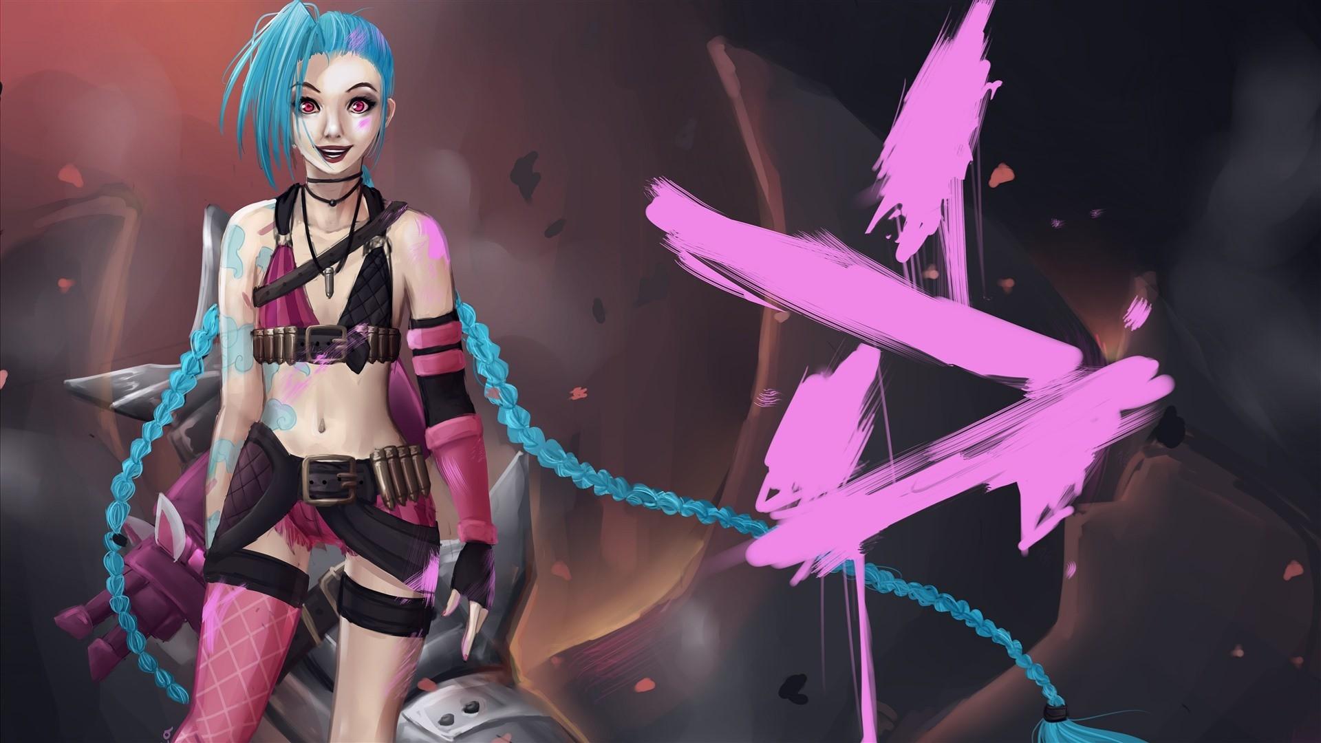 1920x1080 Jinx Wallpaper 1920x1080