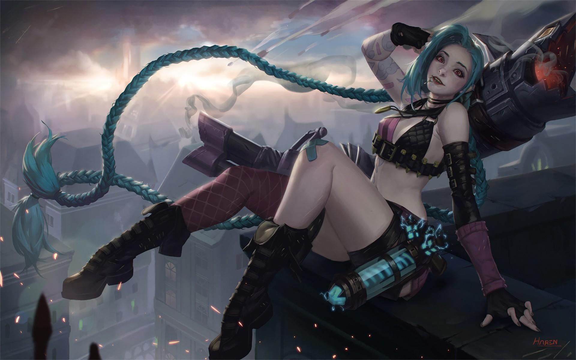 1920x1200 Jinx. Wallpaper & Fan Arts. League Of Legends
