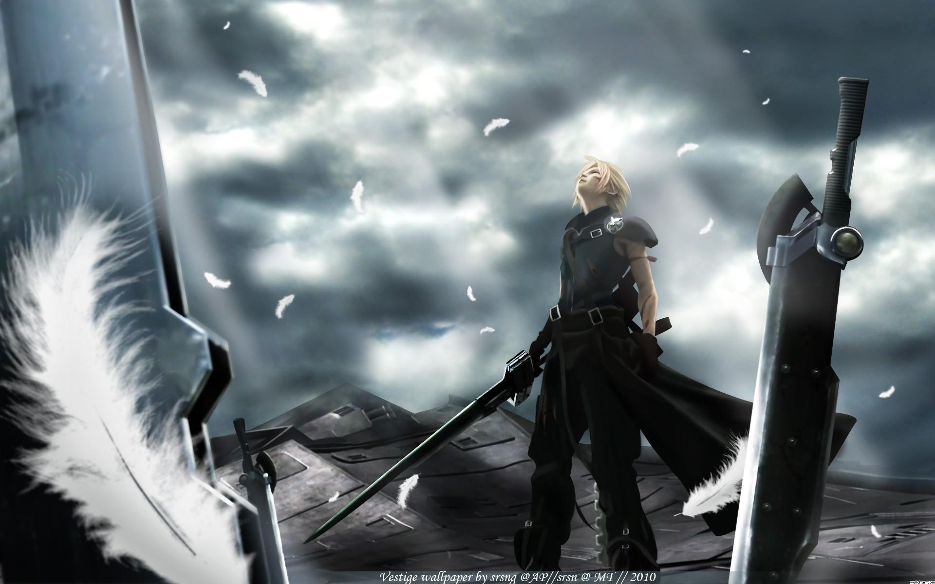 1920x1200 Final Fantasy Cloud Wallpaper HD