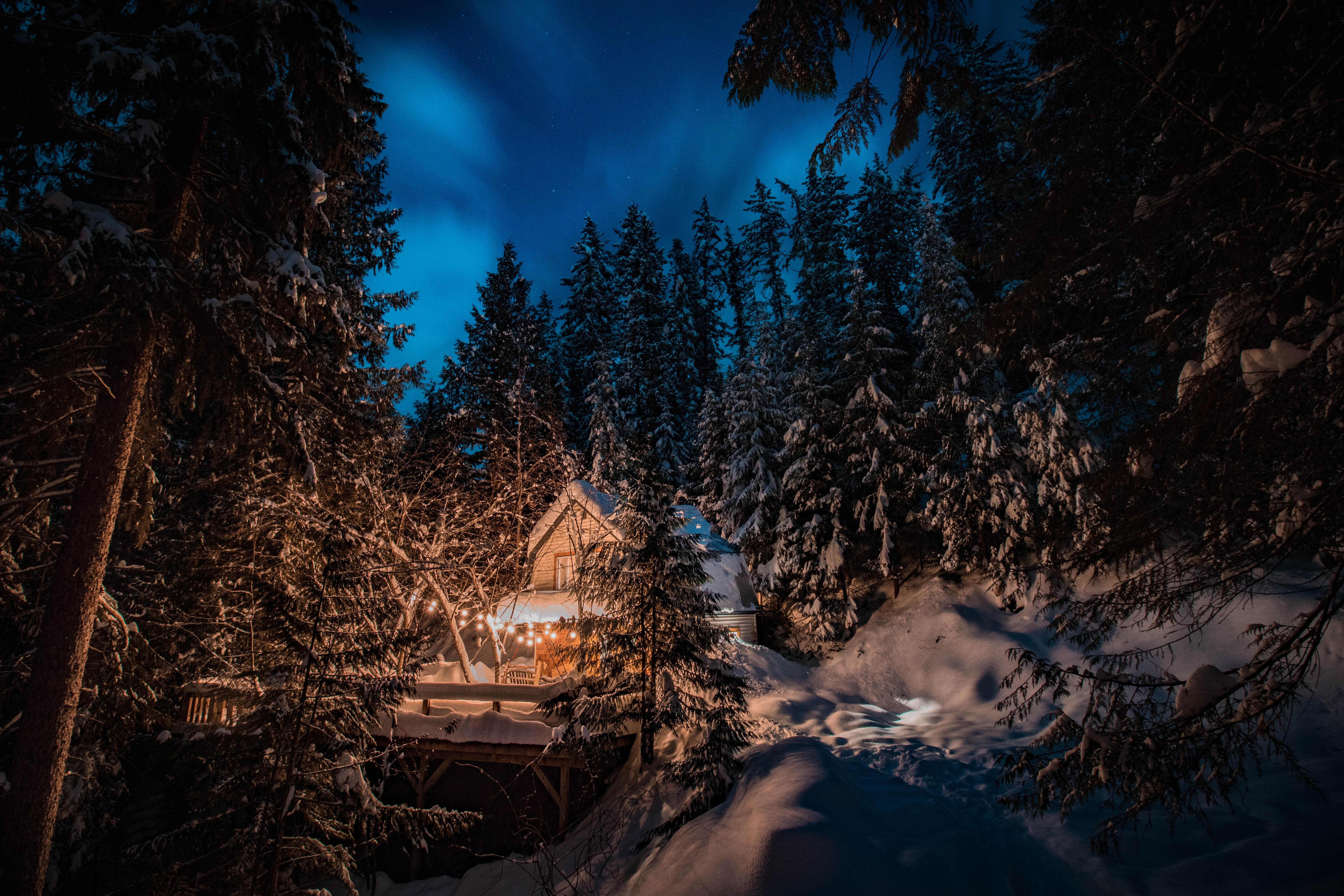 6000x4000 Winter Night Photo, Download The BEST Free Winter Night & HD Image