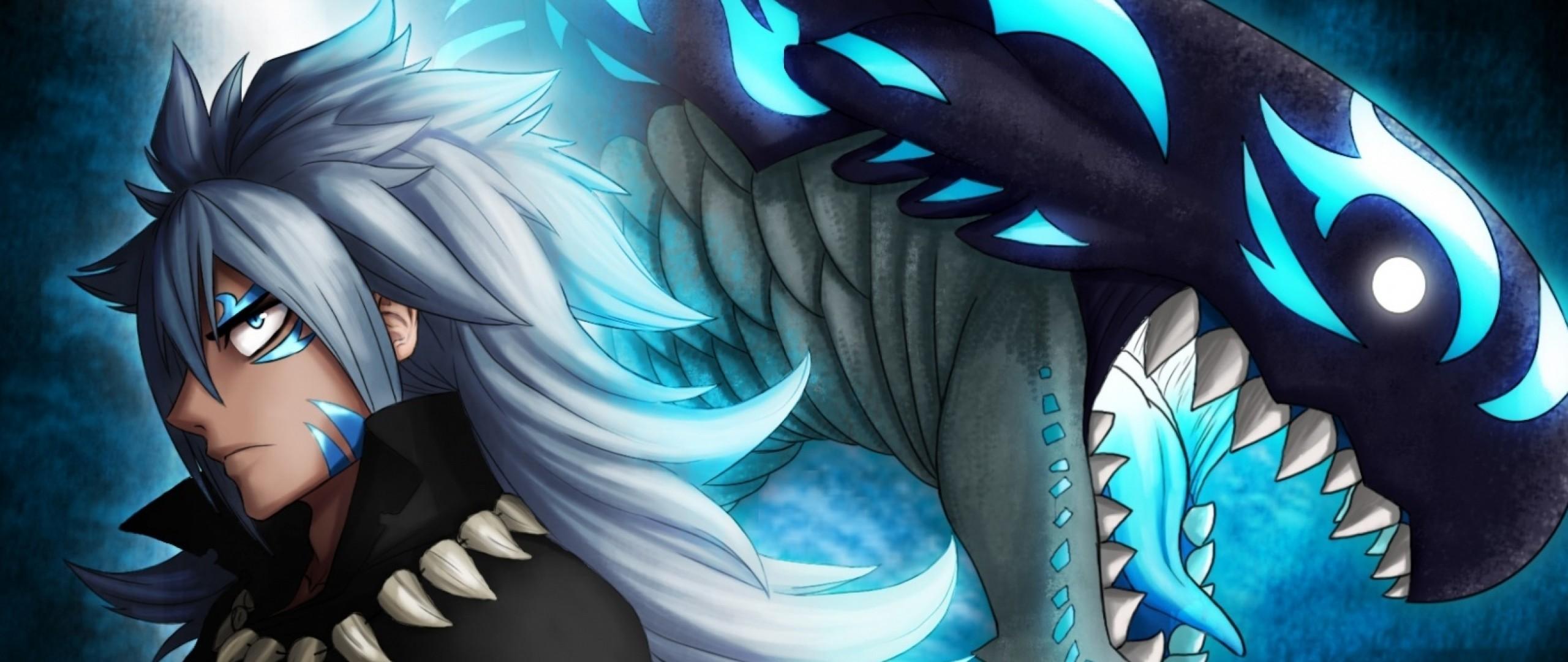 2560x1080 Wallpaper fairy tail, fairy tail, monster, monster, anime, anime