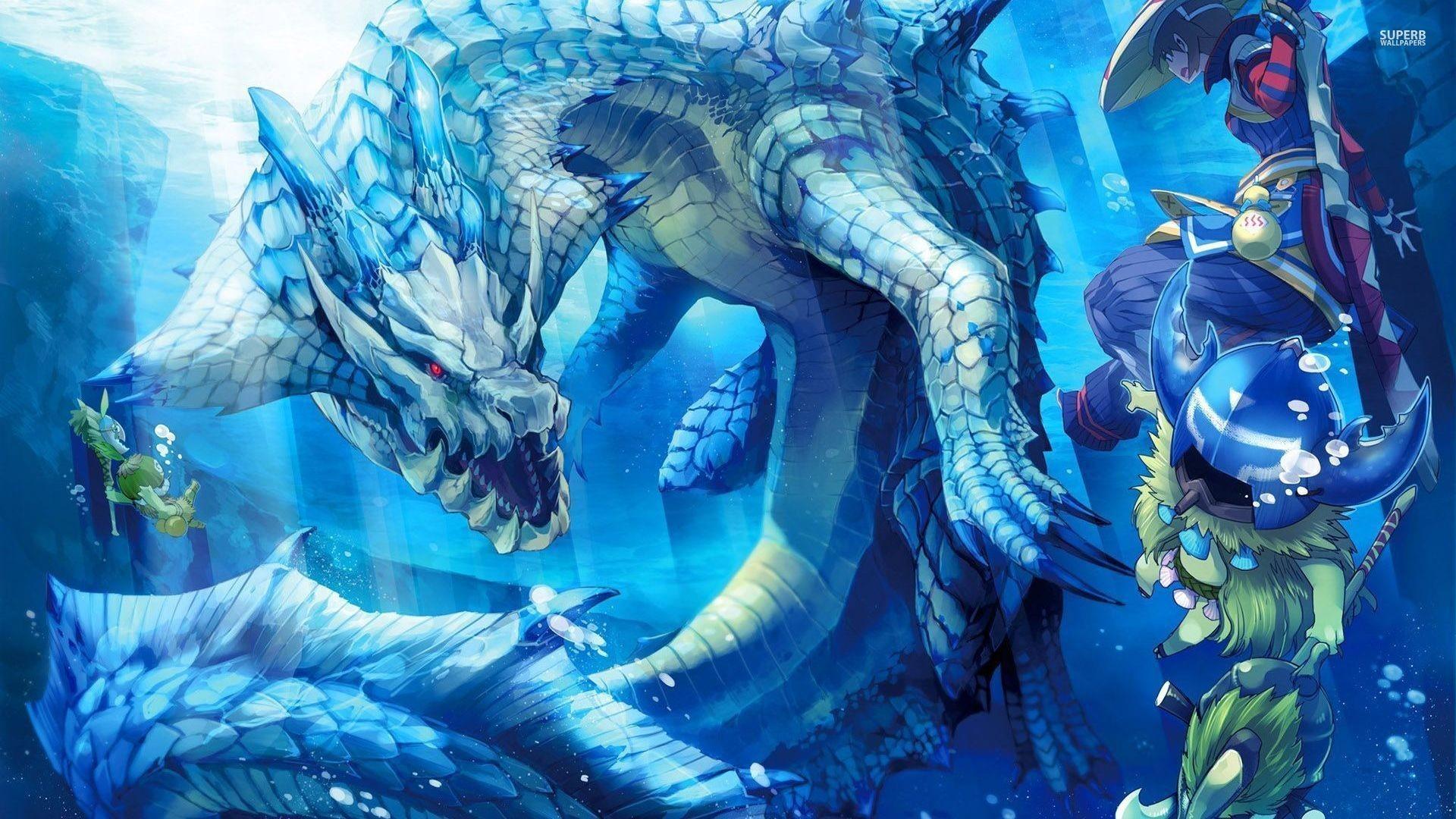 1920x1080 creature, Monster Hunter, water Gallery HD Wallpaper