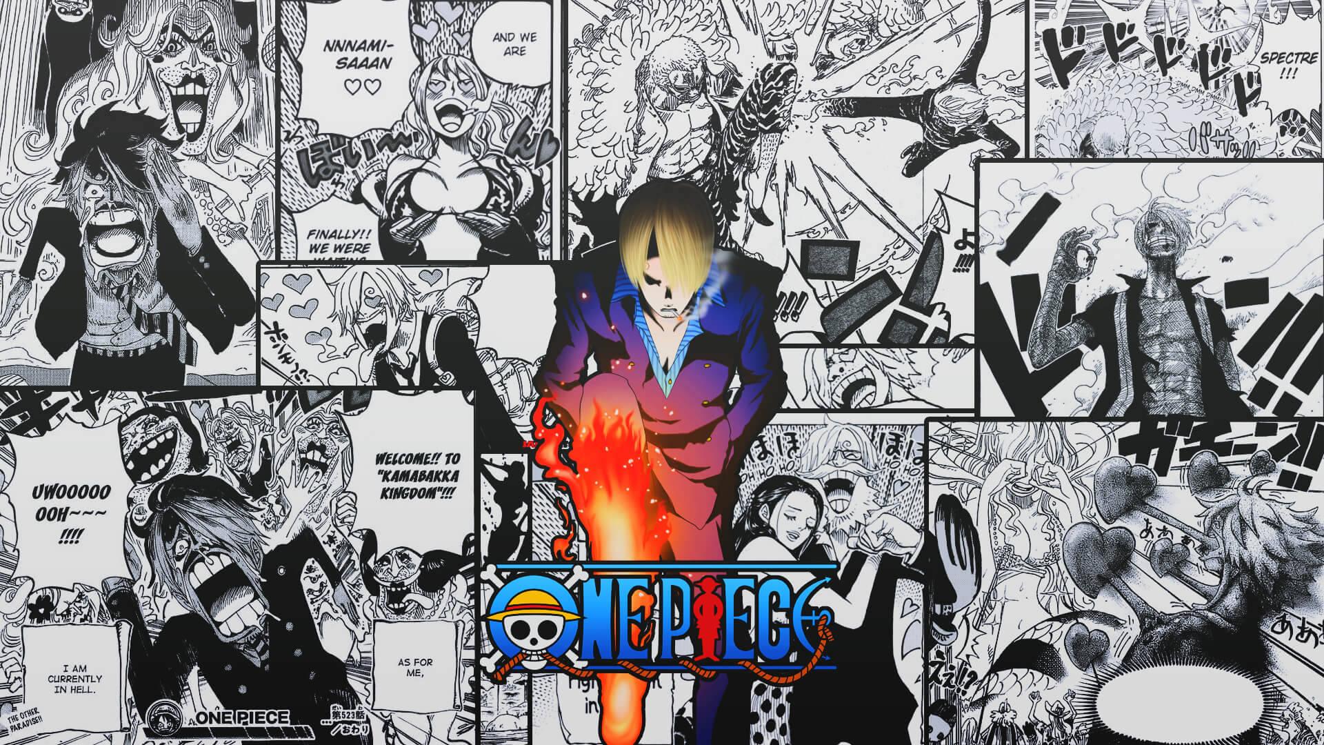 1920x1080 Download Monster Luffy and Gentleman Sanji Team up Wallpaper