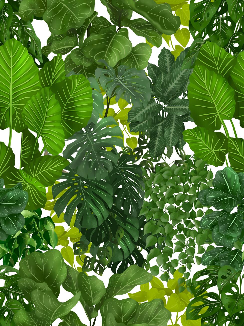 975x1300 Wall Art Print. Urban Jungle 3