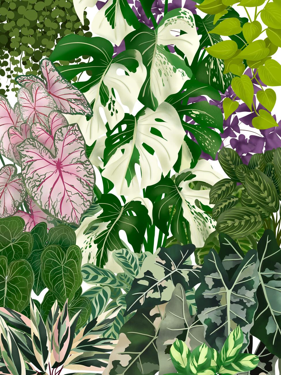 975x1300 Wall sticker Urban Jungle 6