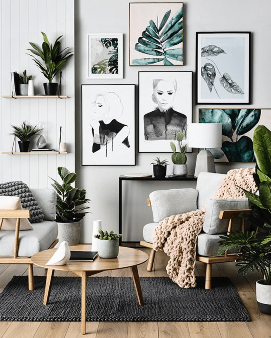 1126x1404 Pinterest image of an Urban Jungle. For The Floor & More