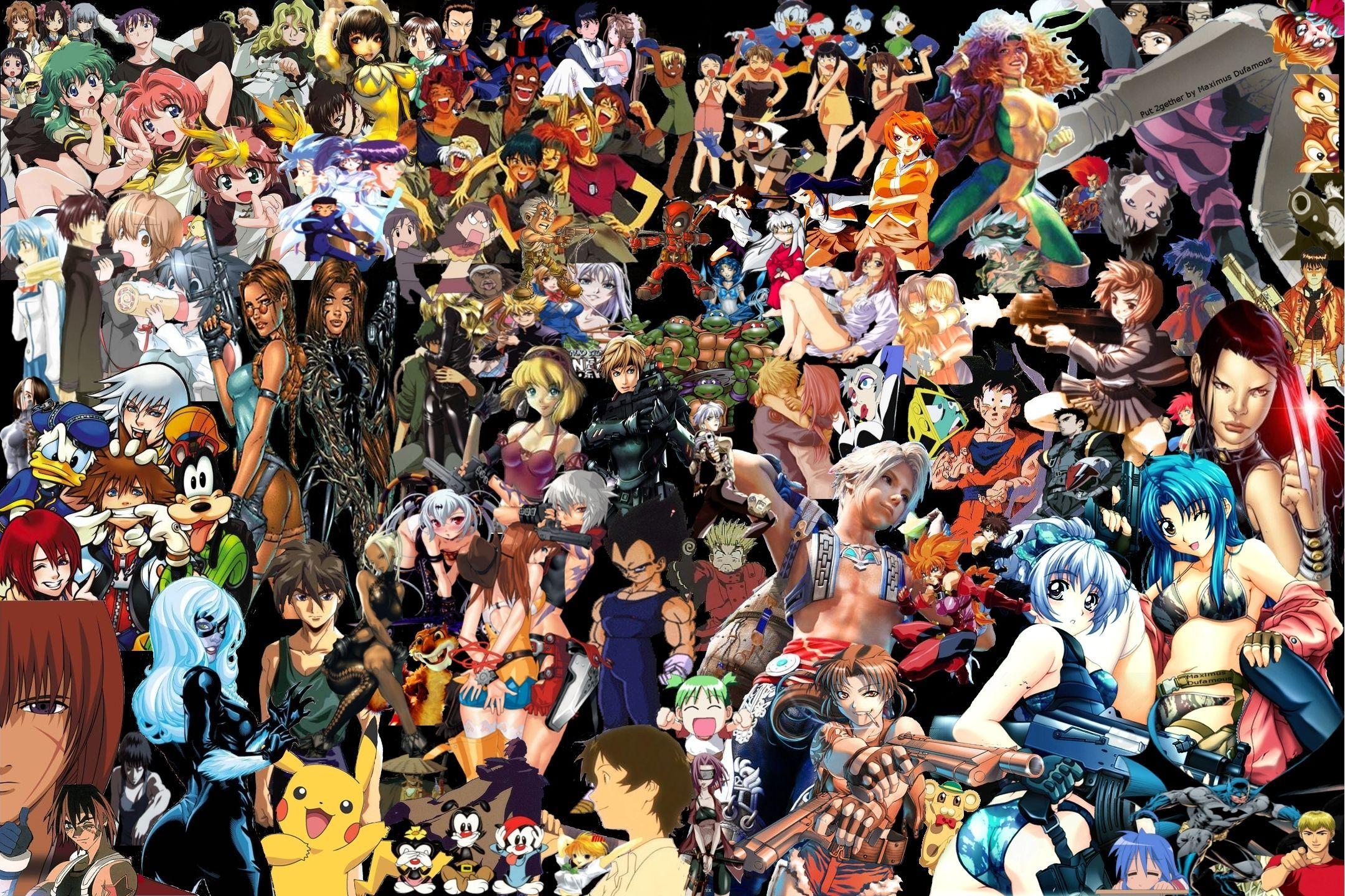 All anime together HD wallpapers | Pxfuel