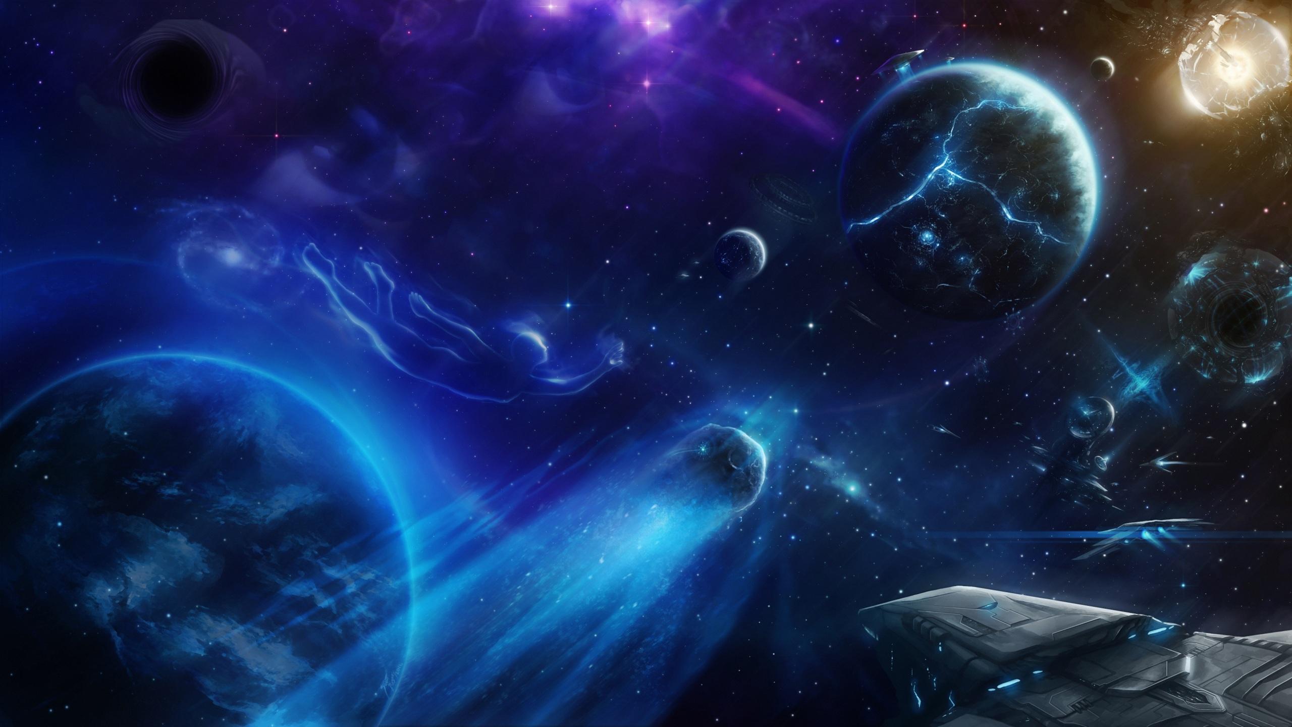 2560x1440 Desktop Wallpaper planet Fantasy 2560x1440