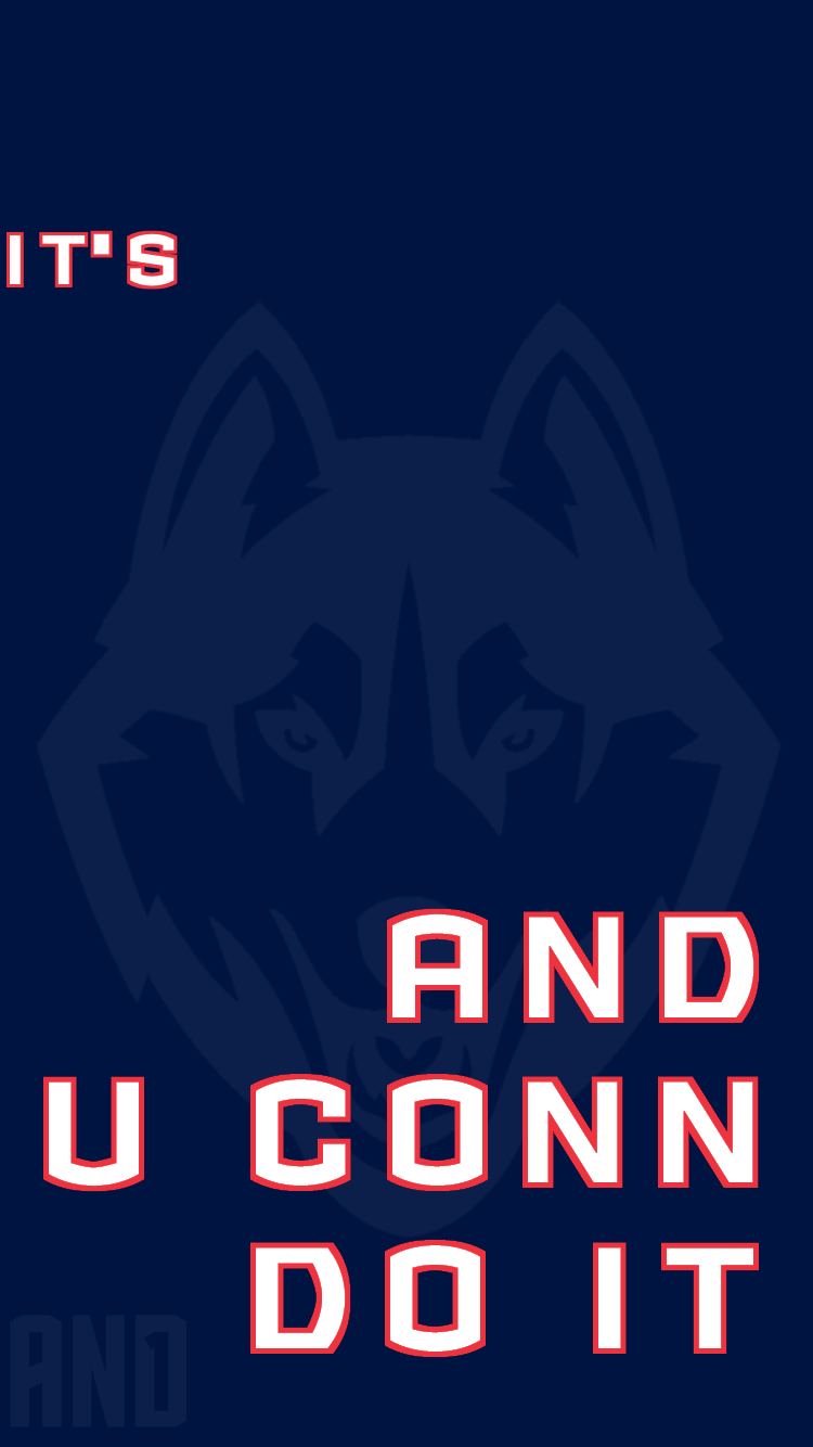 750x1334 Pin By And1 Designs On NCAA IPhone 6 6s Wallpaper. Team Wallpaper, Uconn, Wallpaper