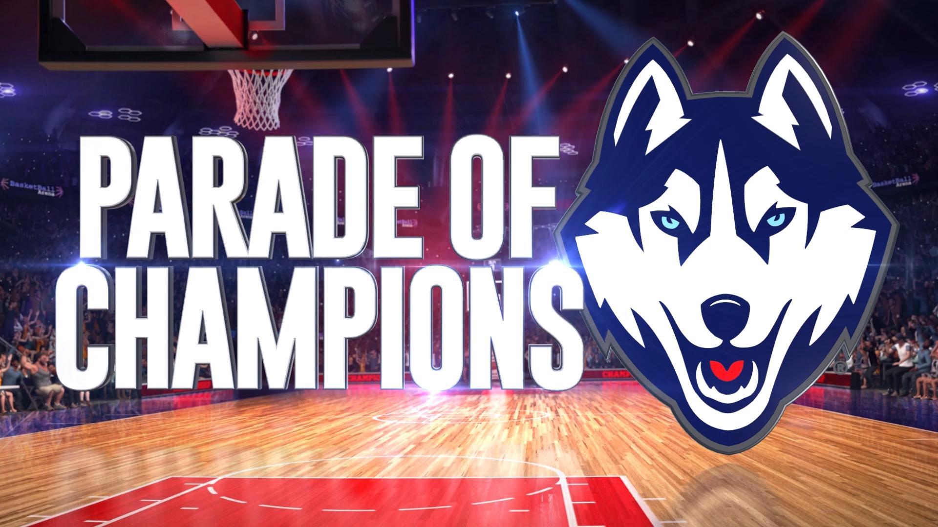 1920x1080 VIDEO: UConn championship parade and rally held in Hartford
