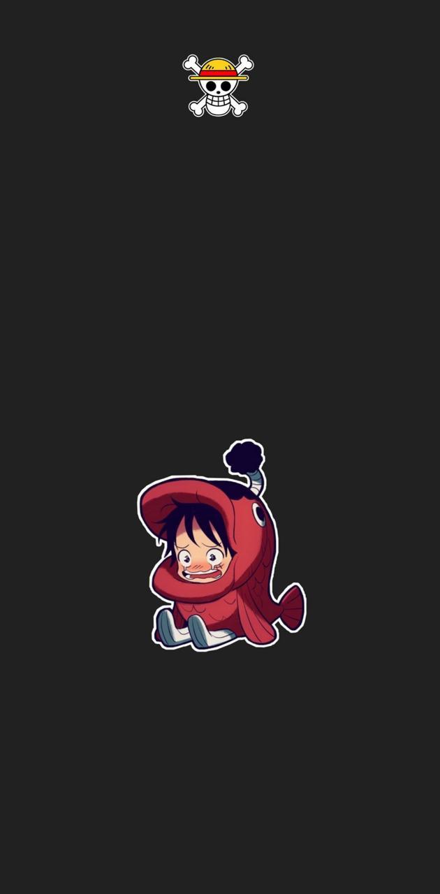 630x1280 Crying Luffy wallpaper