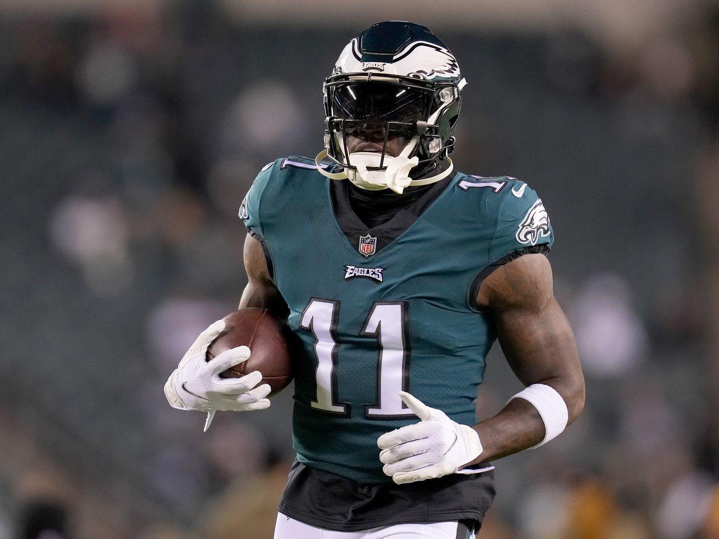 1400x1050 A.J. Brown injury: Eagles WR suffers ankle injury in Week returns to game
