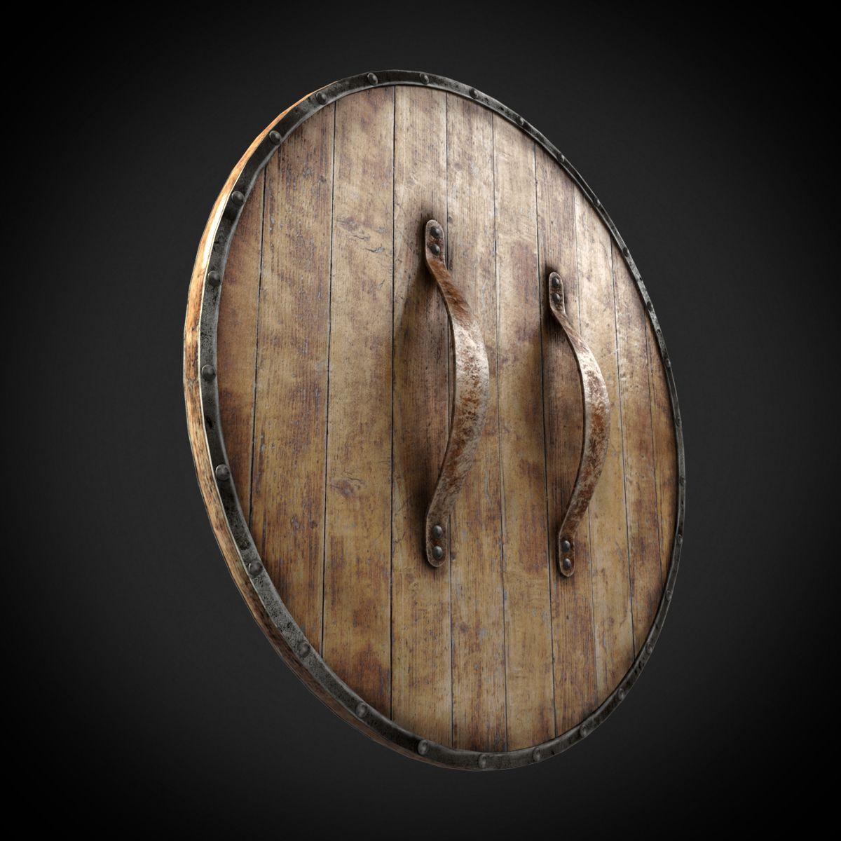1200x1200 Viking shield 3D Model $19 - .obj .fbx .max