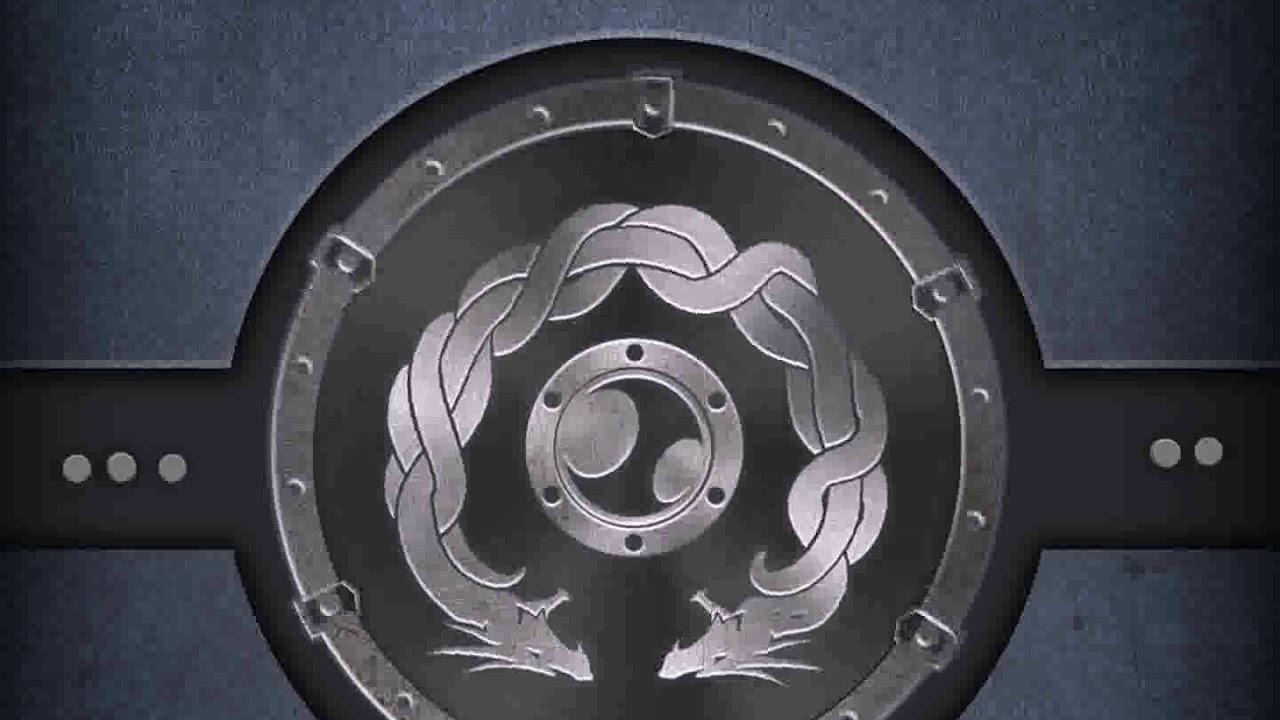 1280x720 Viking Dragon Shield Animated Wallpaper