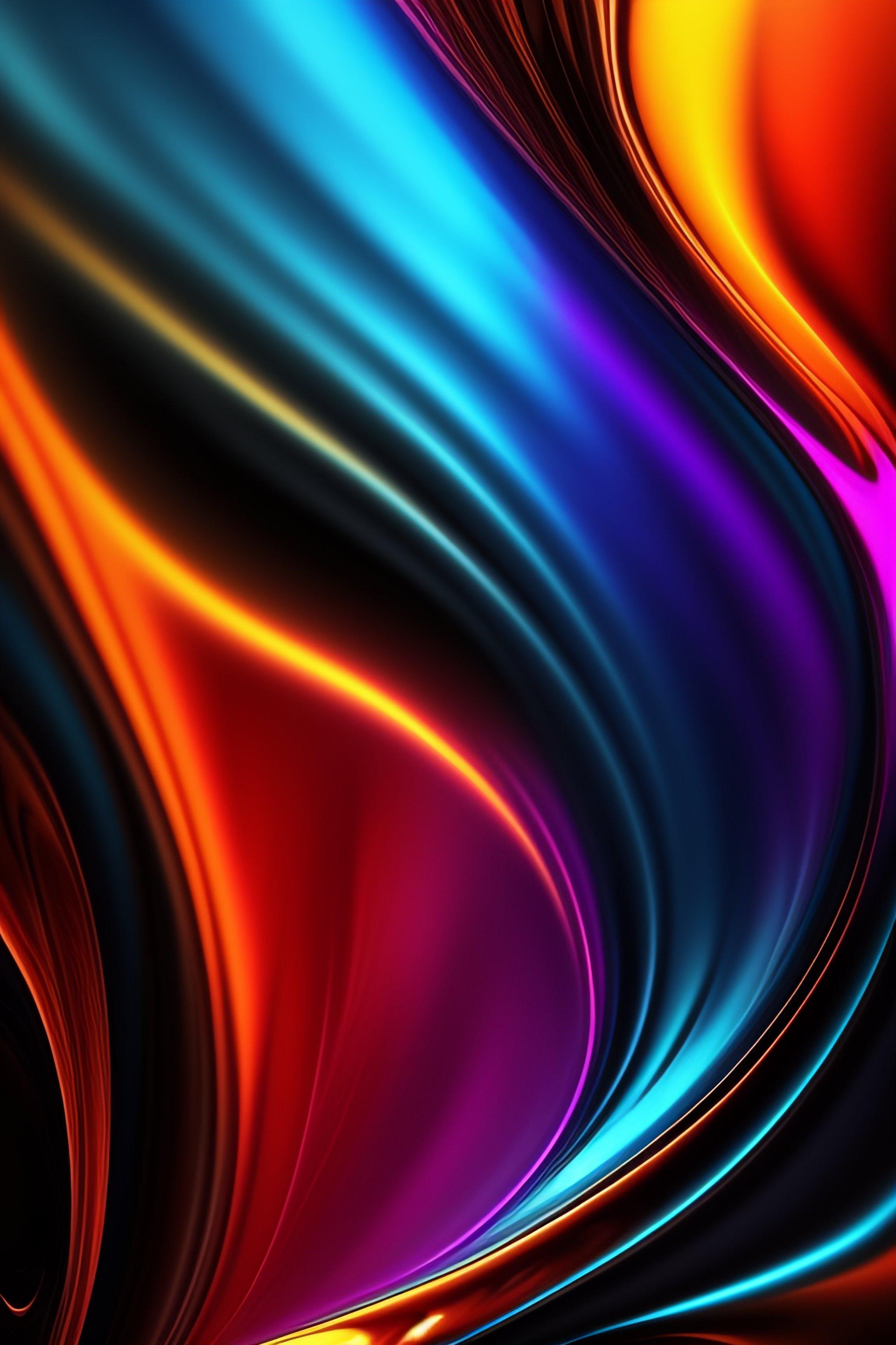 2048x3072 Lexica silky fluid, dark abstract wallpaper