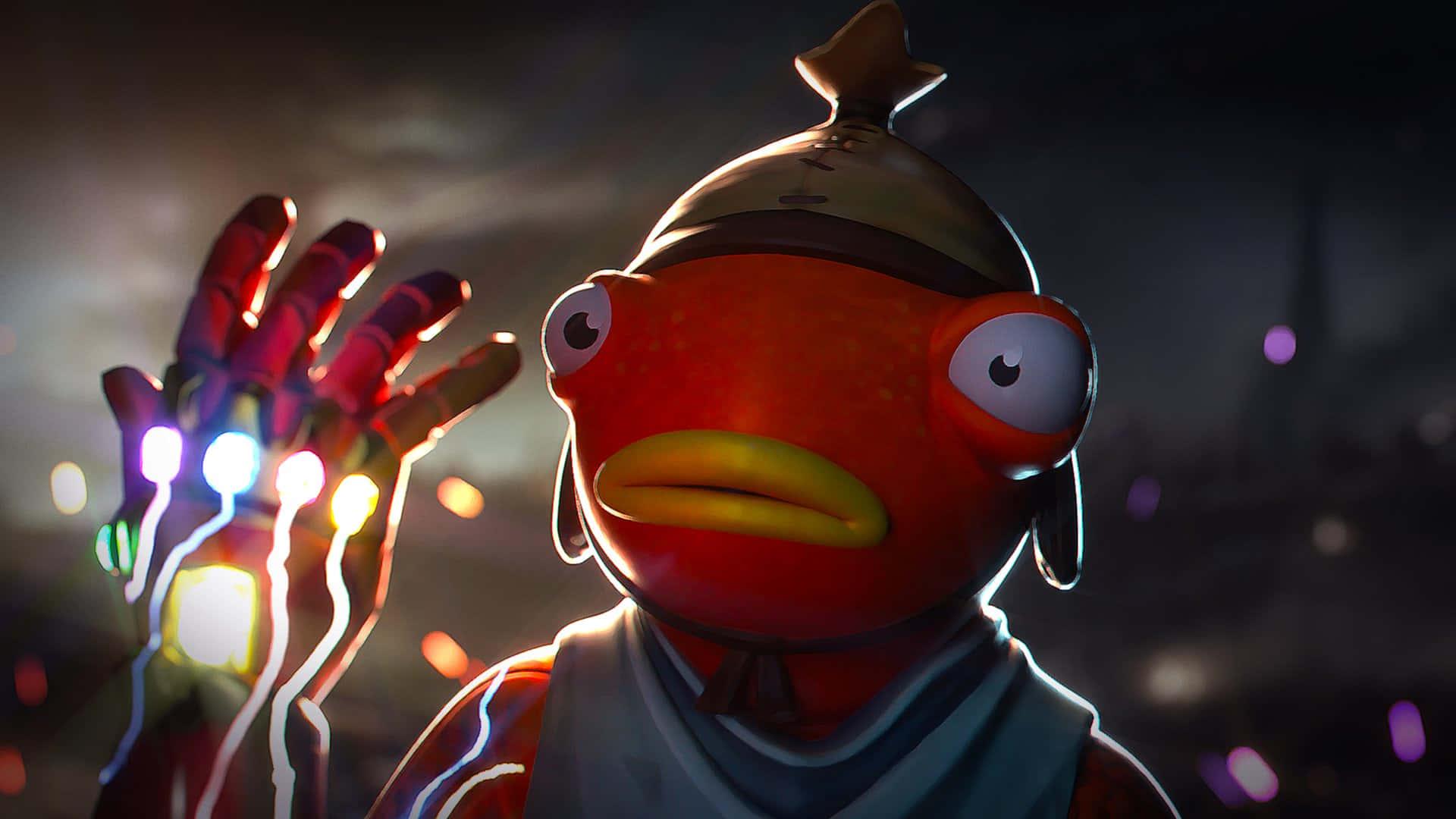 1920x1080 Download Show off your unique style with Fortnite's Fishstick skin Wallpaper