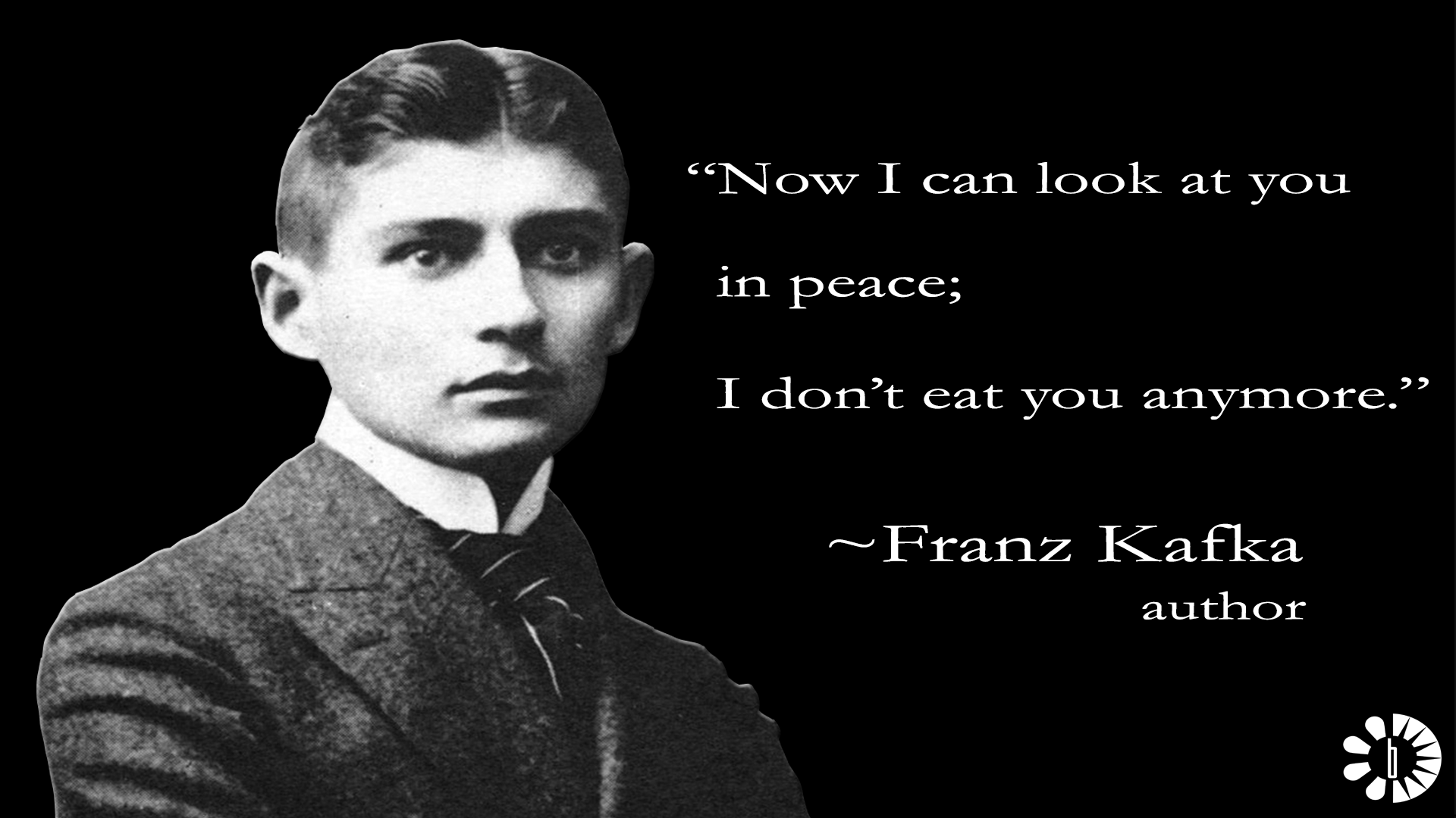 1920x1080 List : Best Franz Kafka Quotes (Photos Collection). Great thinkers, Vegetarian quotes, Funny vegetarian quotes